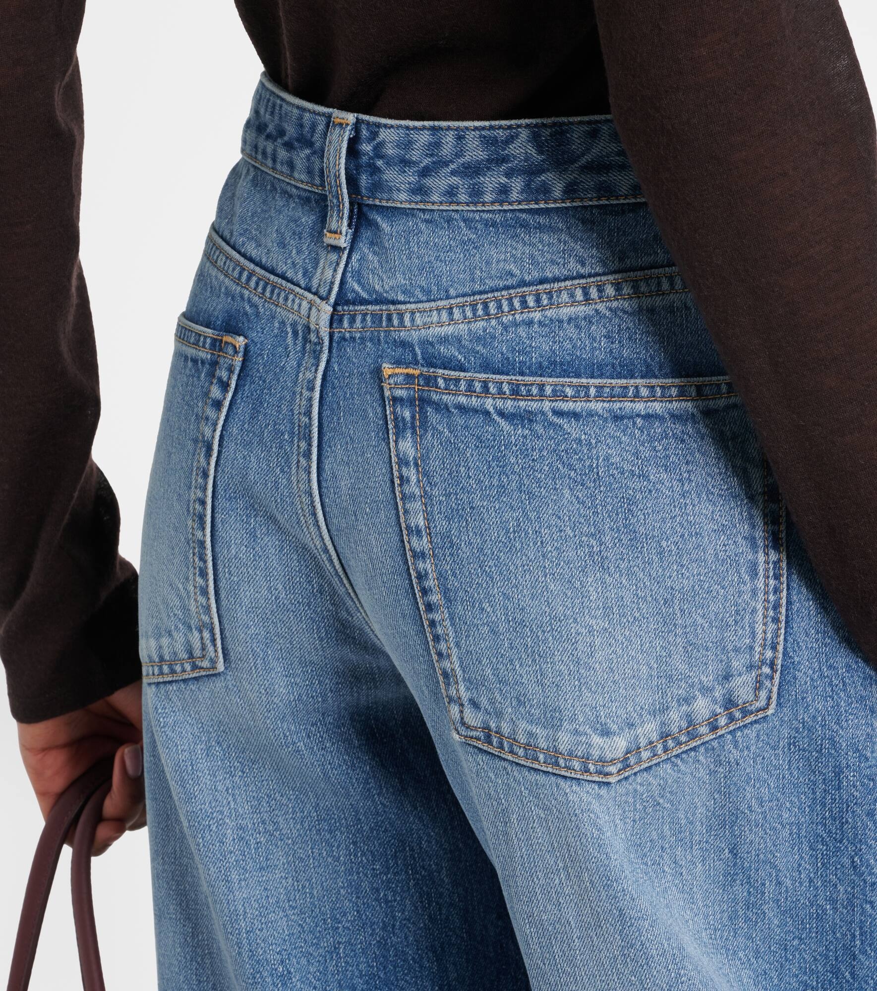Eglitta low-rise wide-leg jeans - 6