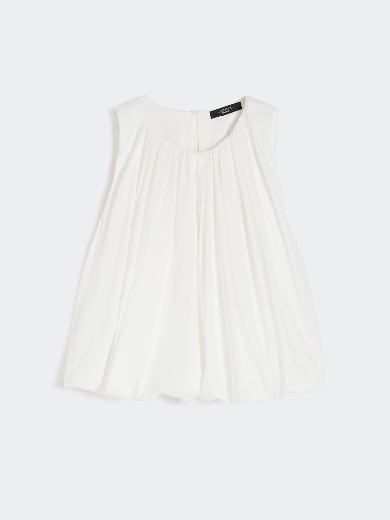 WKIANGEL Cotton muslin top - WHITE 1