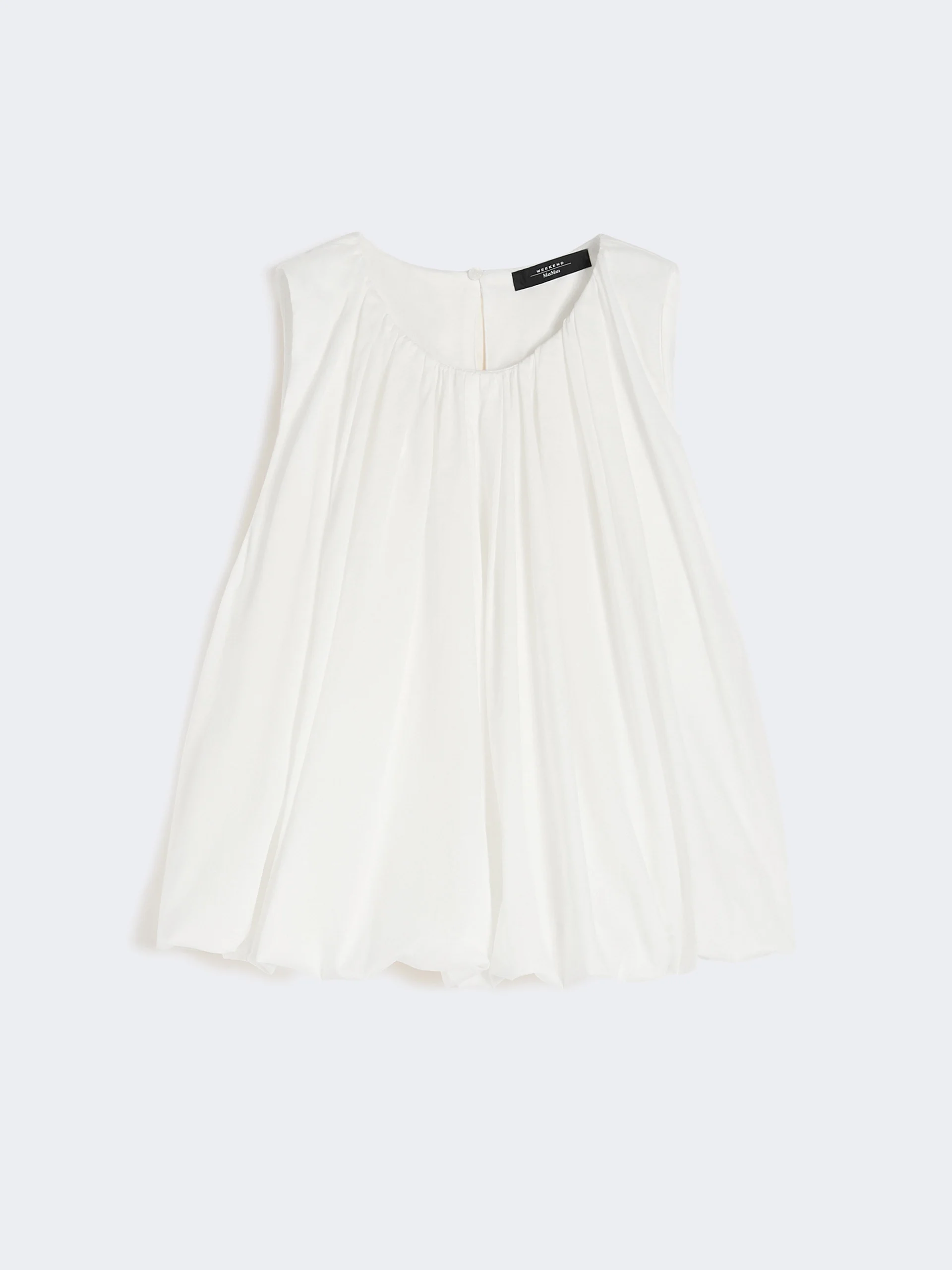 Cotton muslin top - WHITE - 1