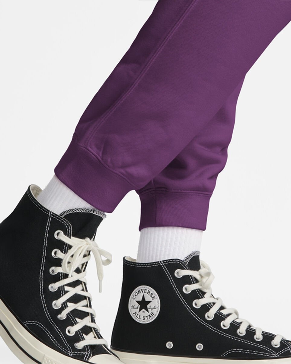 Converse Go-To Embroidered Star Chevron Standard-Fit Fleece Sweatpant - 6