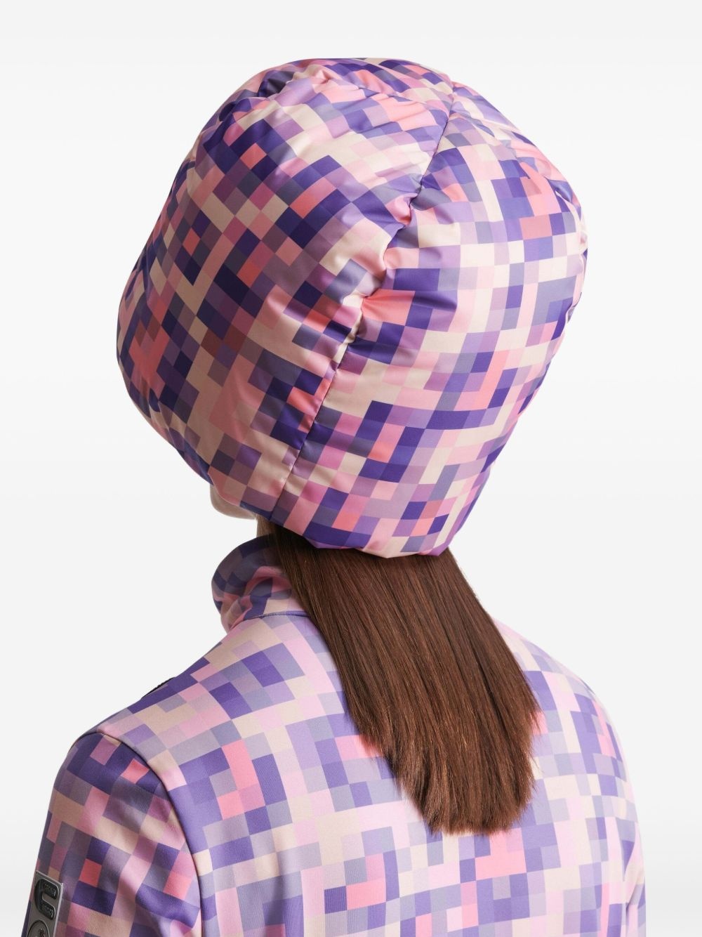 geometic-print hat - 4
