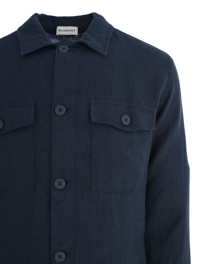 double-pocket linen shirt 4