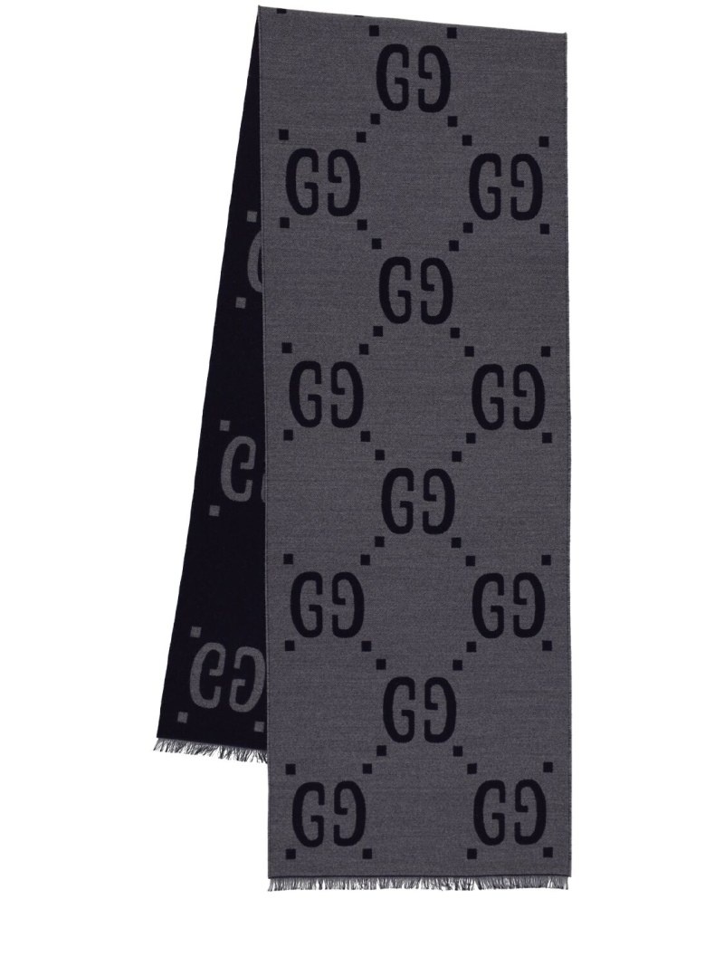 Freedom GG wool & silk scarf - 1