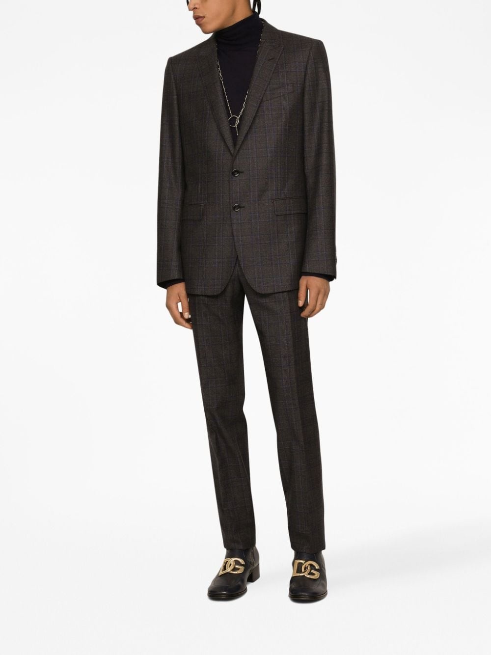 Prince of Wales check pattern blazer - 3
