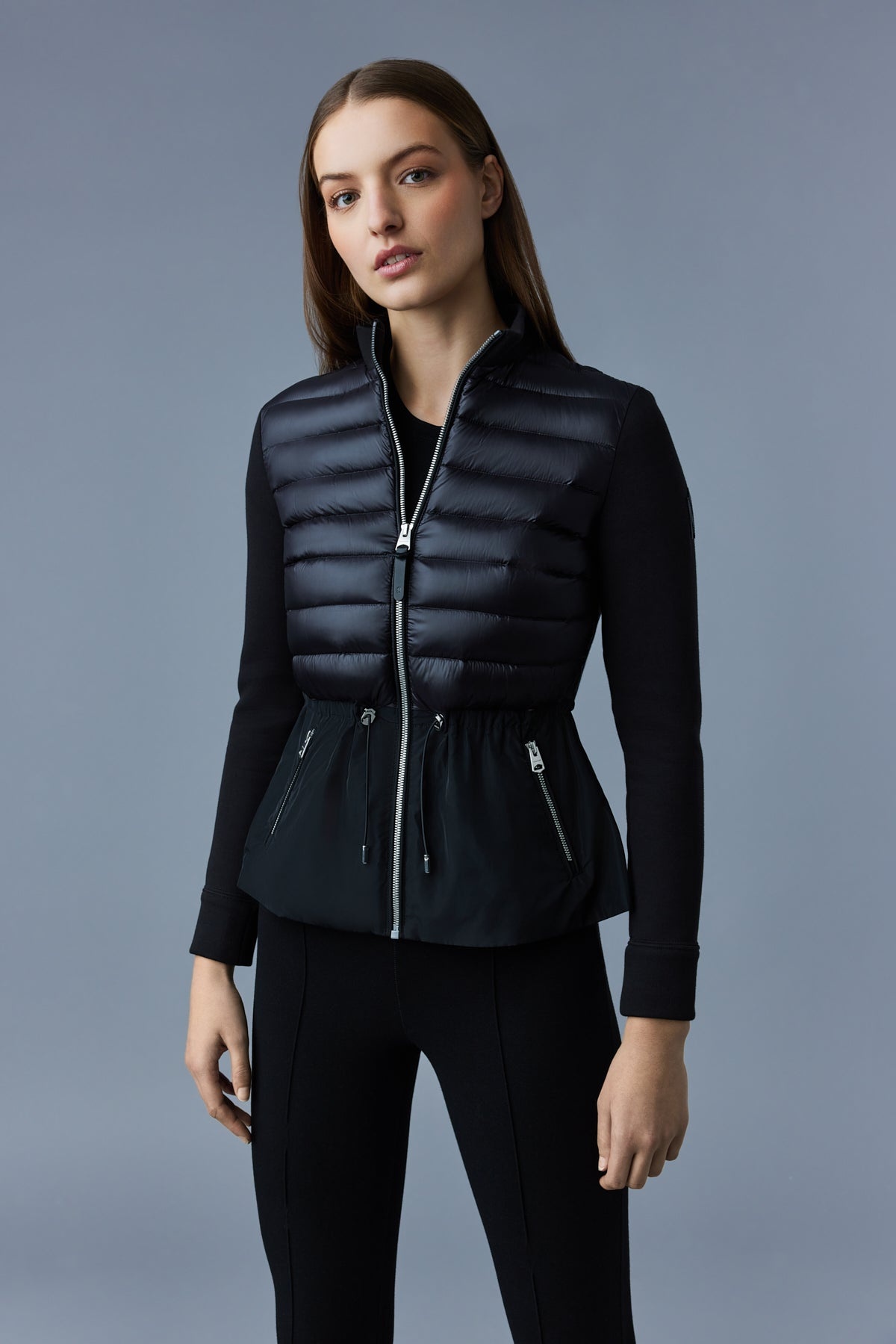 JOYCE Hybrid jacket with peplum - 6