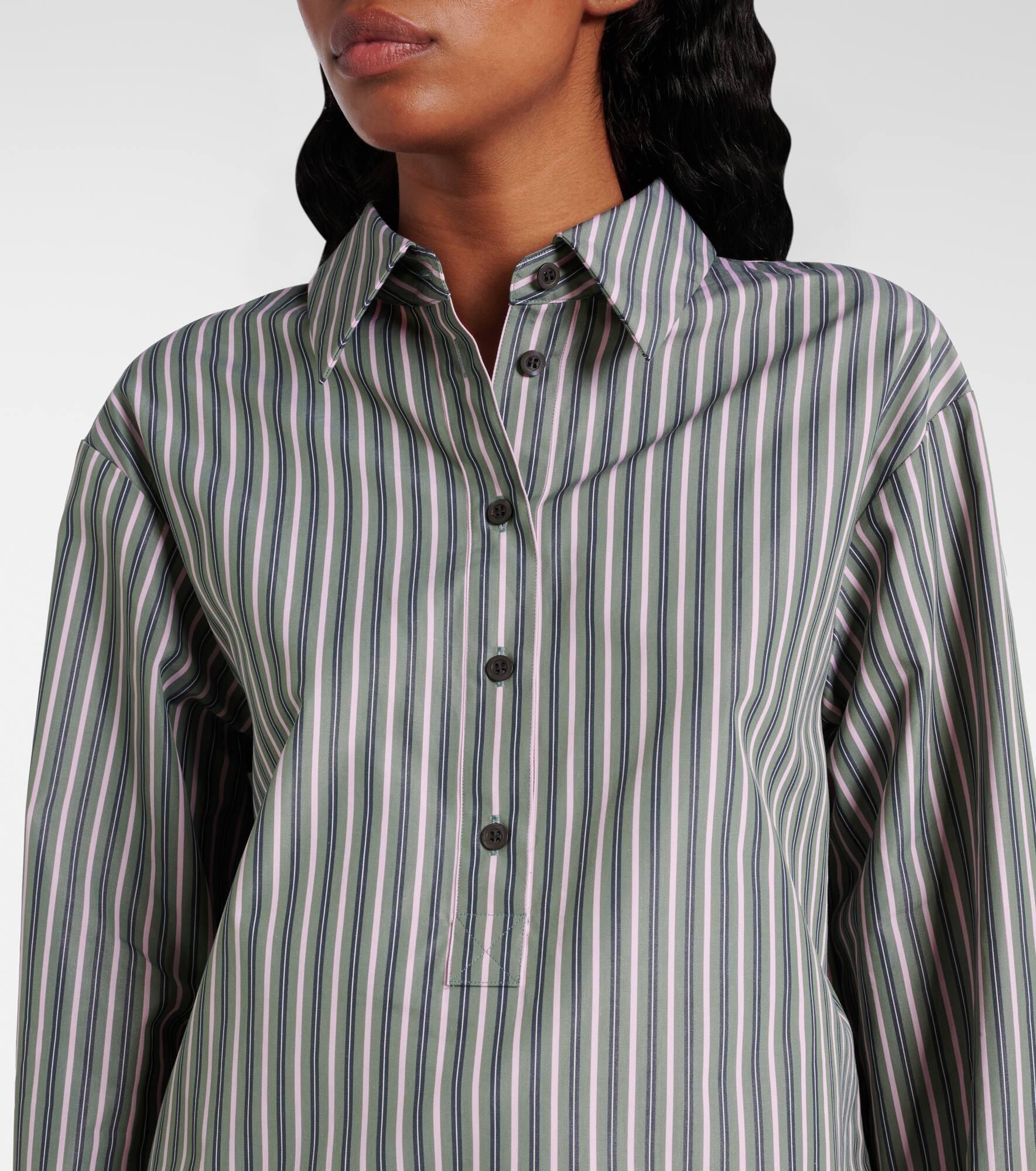 Striped cotton shirt - 4