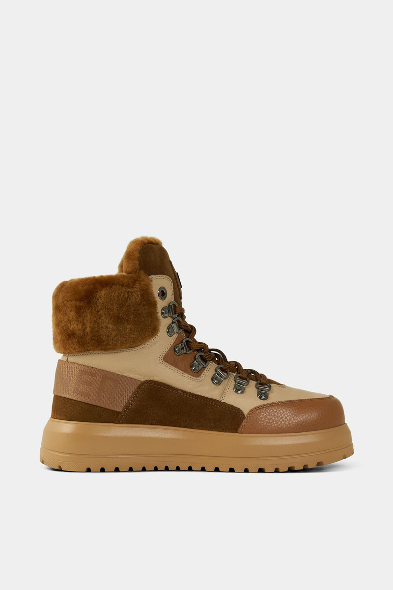 BOGNER Antwerp High-top sneakers in Cognac/Beige outlook