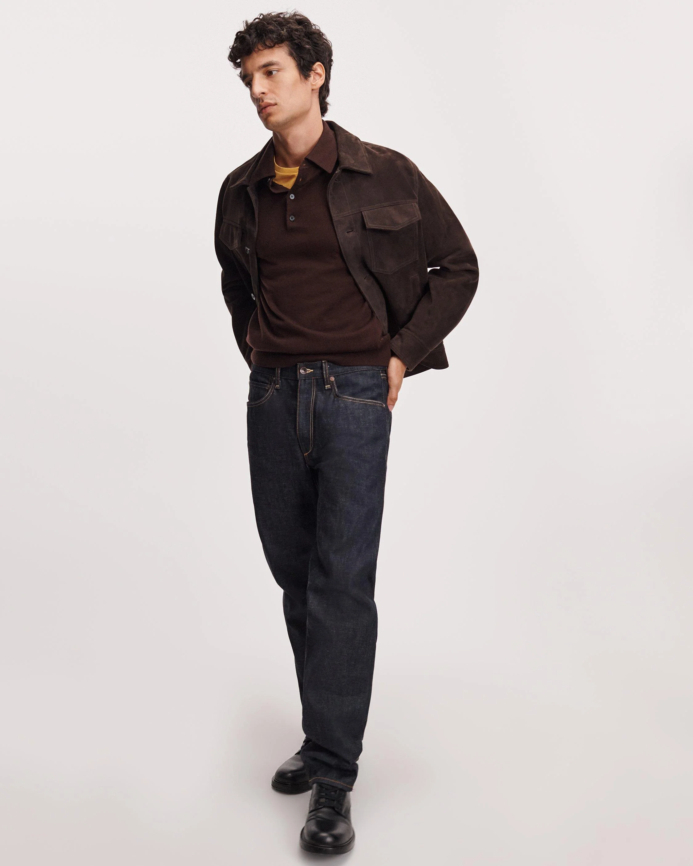 Fit 4 Straight Jean Mid-Rise in rb Selvedge Denim - 1