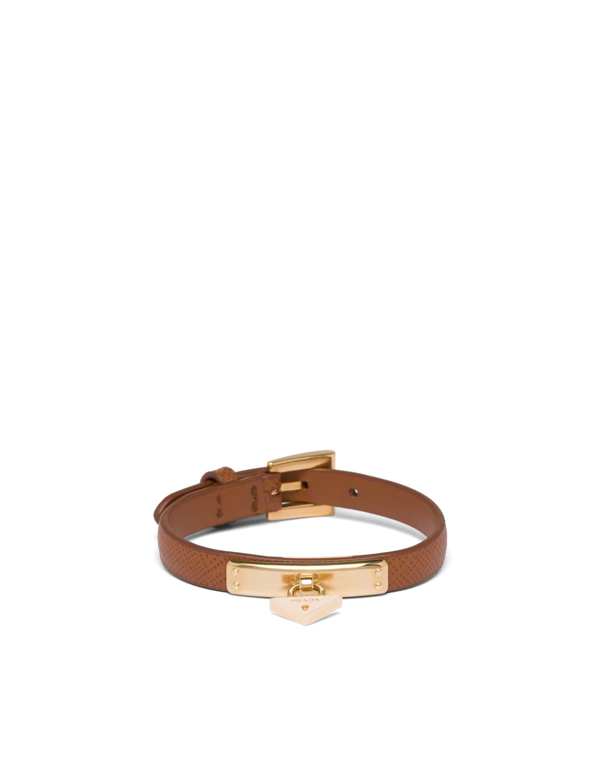 Saffiano leather bracelet - 1