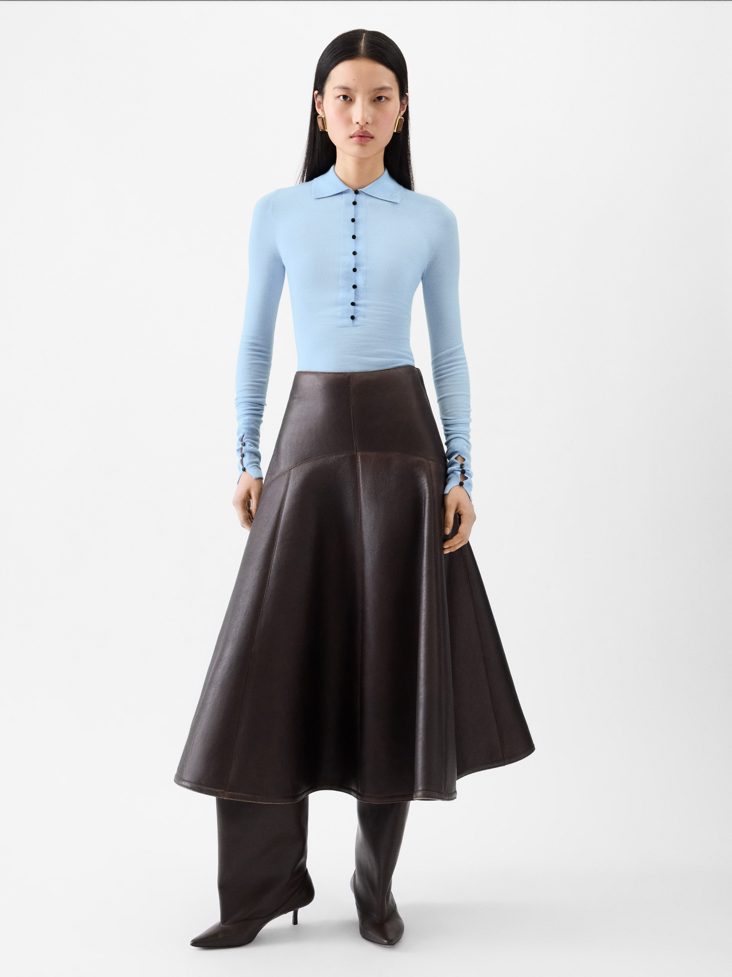 The Merino long-sleeve polo shirt - 2