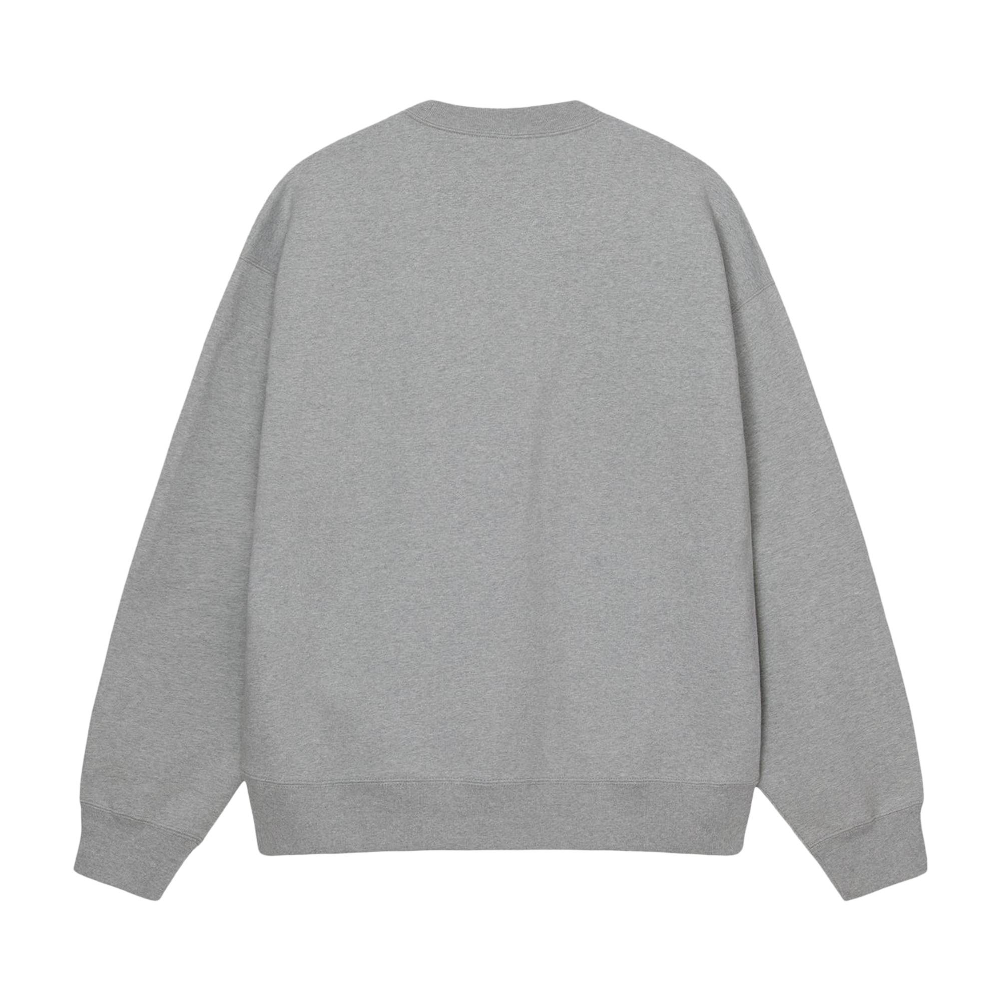 Stussy x Nike Fleece Crew 'Dark Grey Heather' - 2