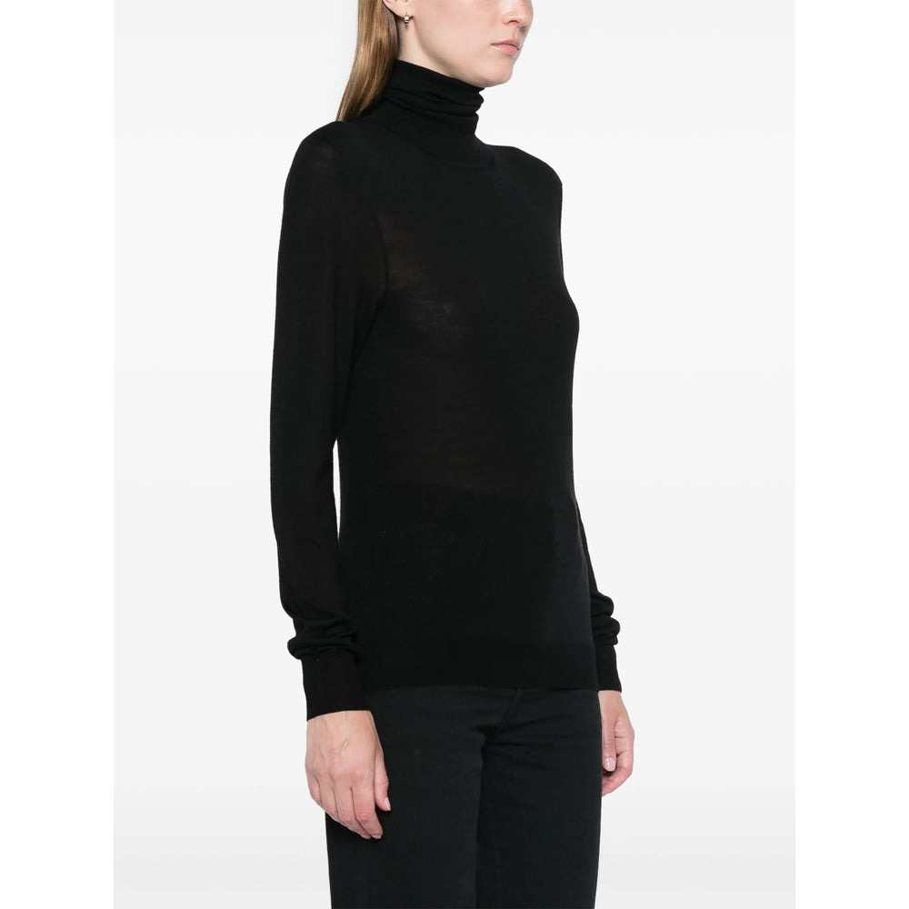Saint Laurent Black Knitwear - Jumpers Women - 2