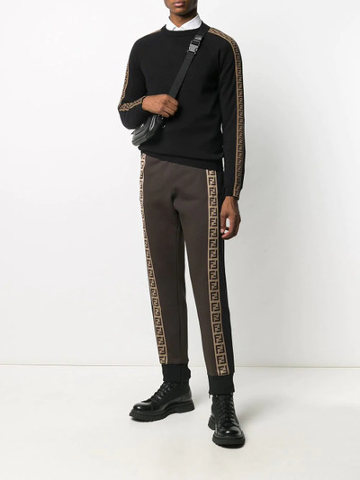 FENDI logo-stripe track pants outlook