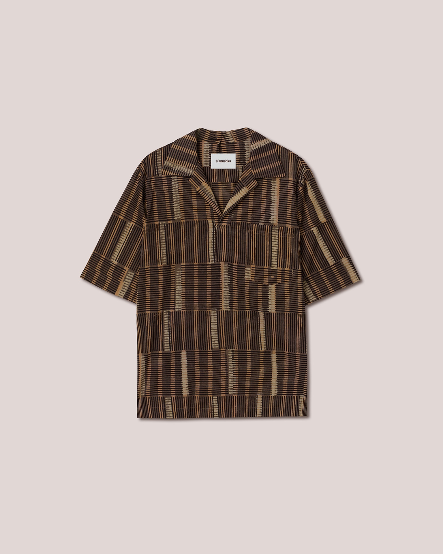 BOLEN - Printed cotton shirt - Stripe - 1