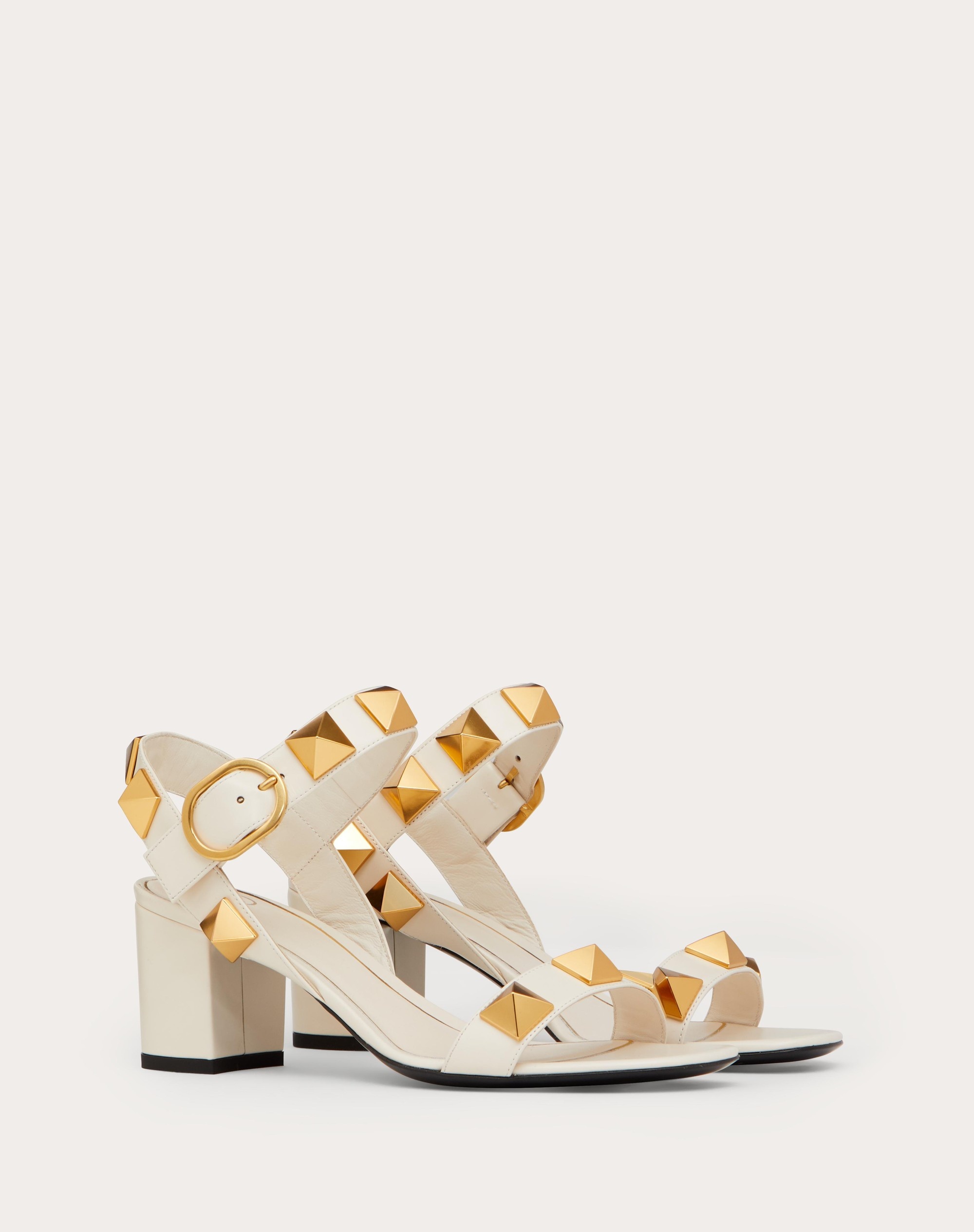 Valentino ROMAN STUD CALFSKIN SANDAL 60 MM | REVERSIBLE