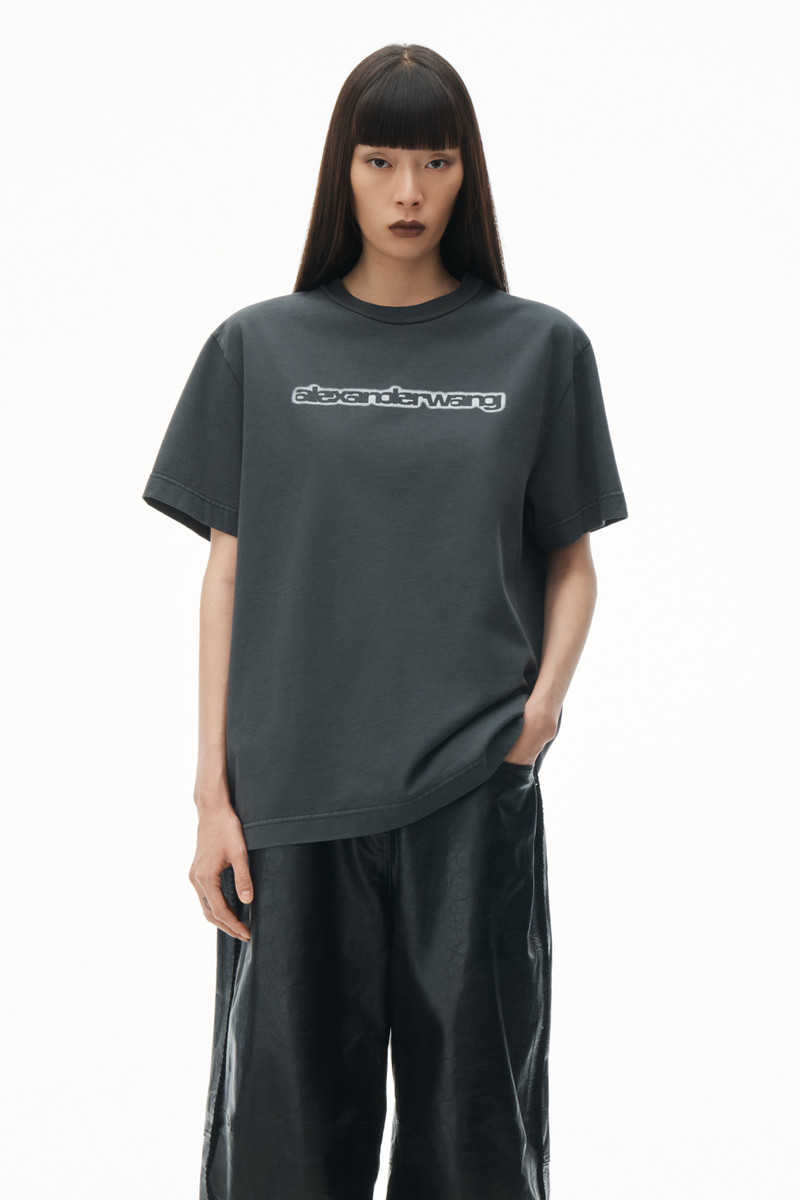 Halo Print Tee in Cotton Jersey 2