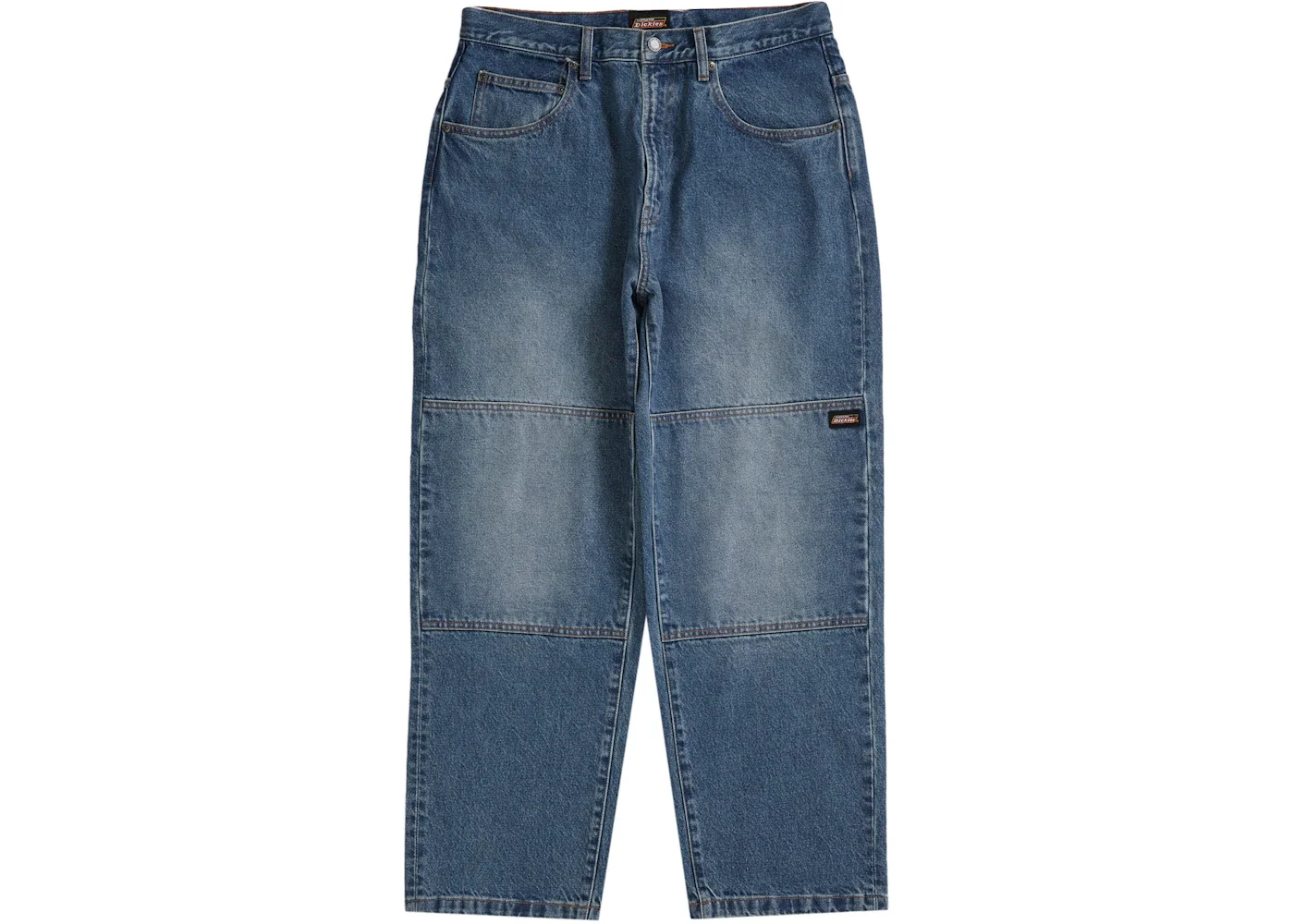 Supreme Dickies Double Knee Baggy Jean Washed Indigo - 1