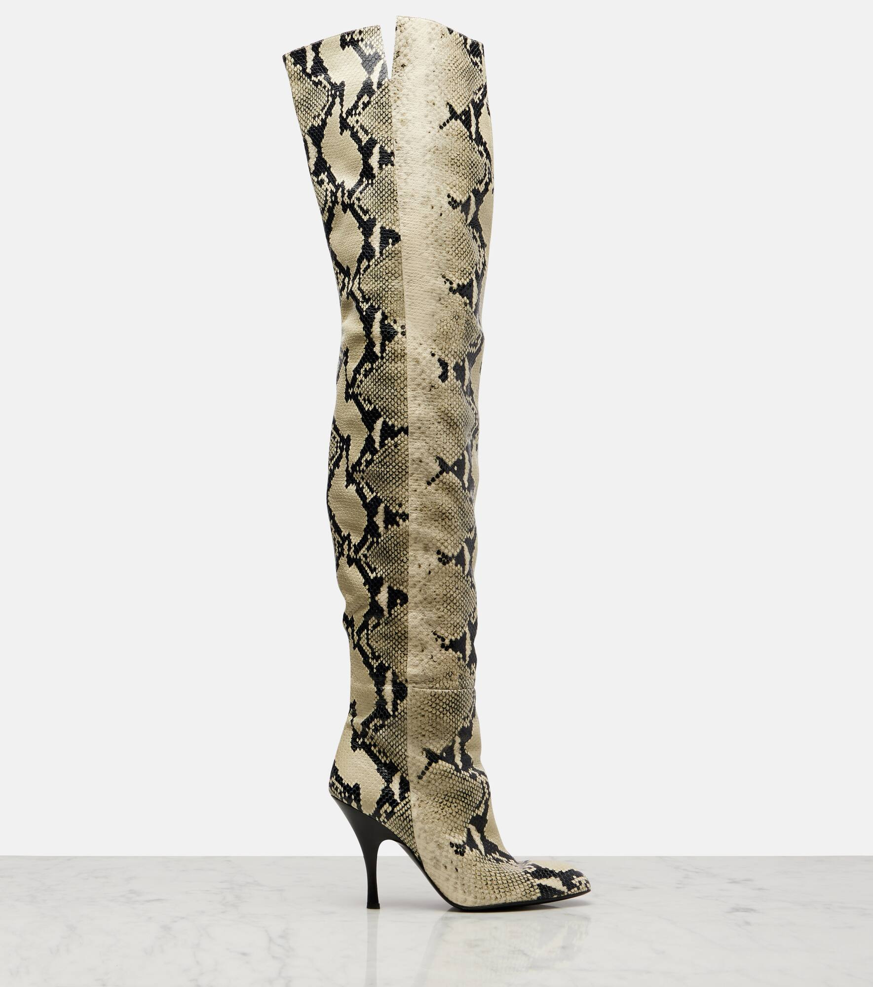 Colt 100 over-the-knee leather boots - 4