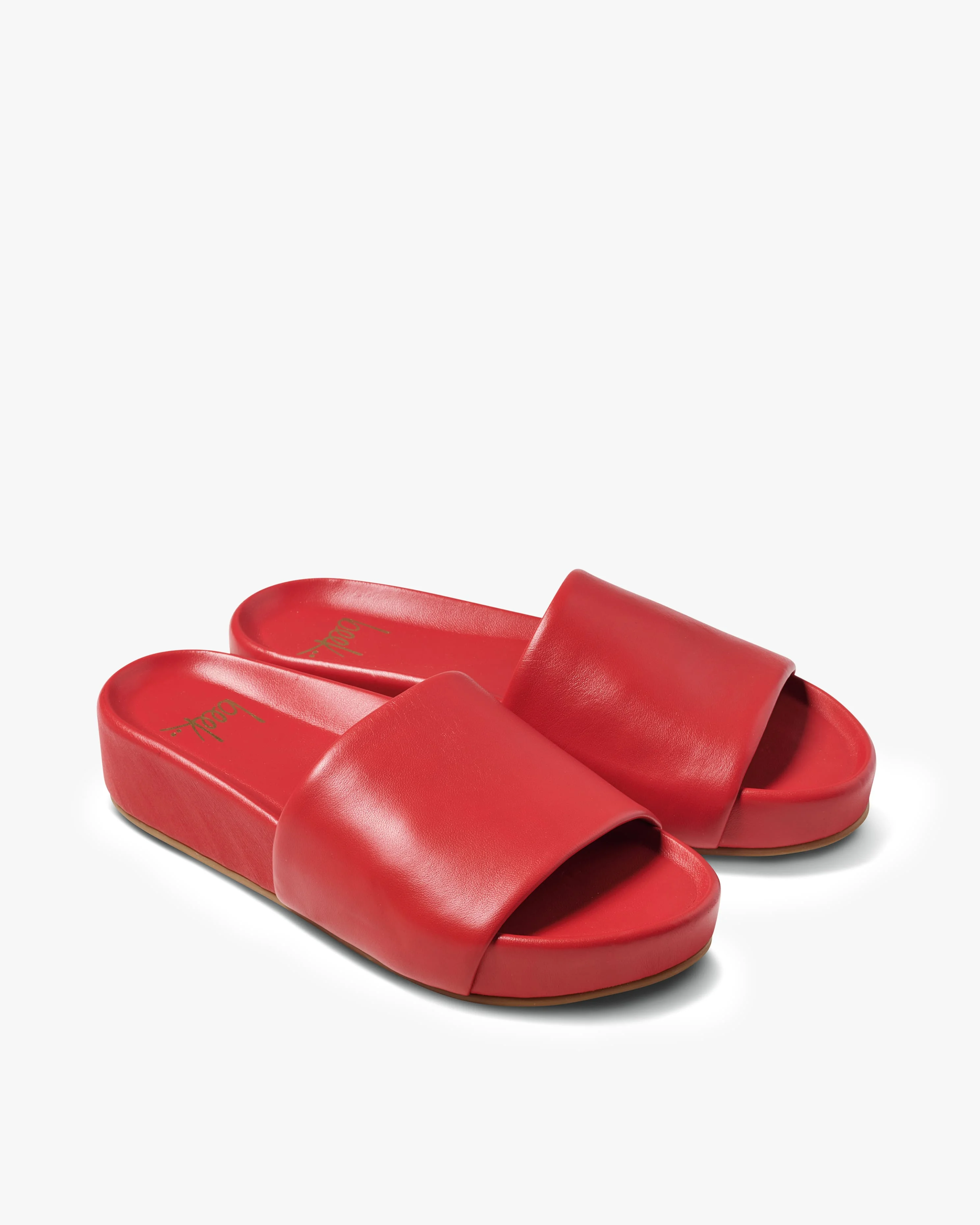 Pelican Leather Platform Sandal - 1