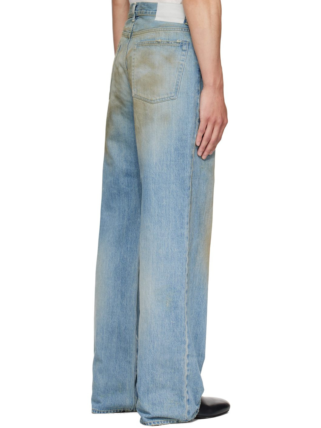 Blue Flare Jeans - 3