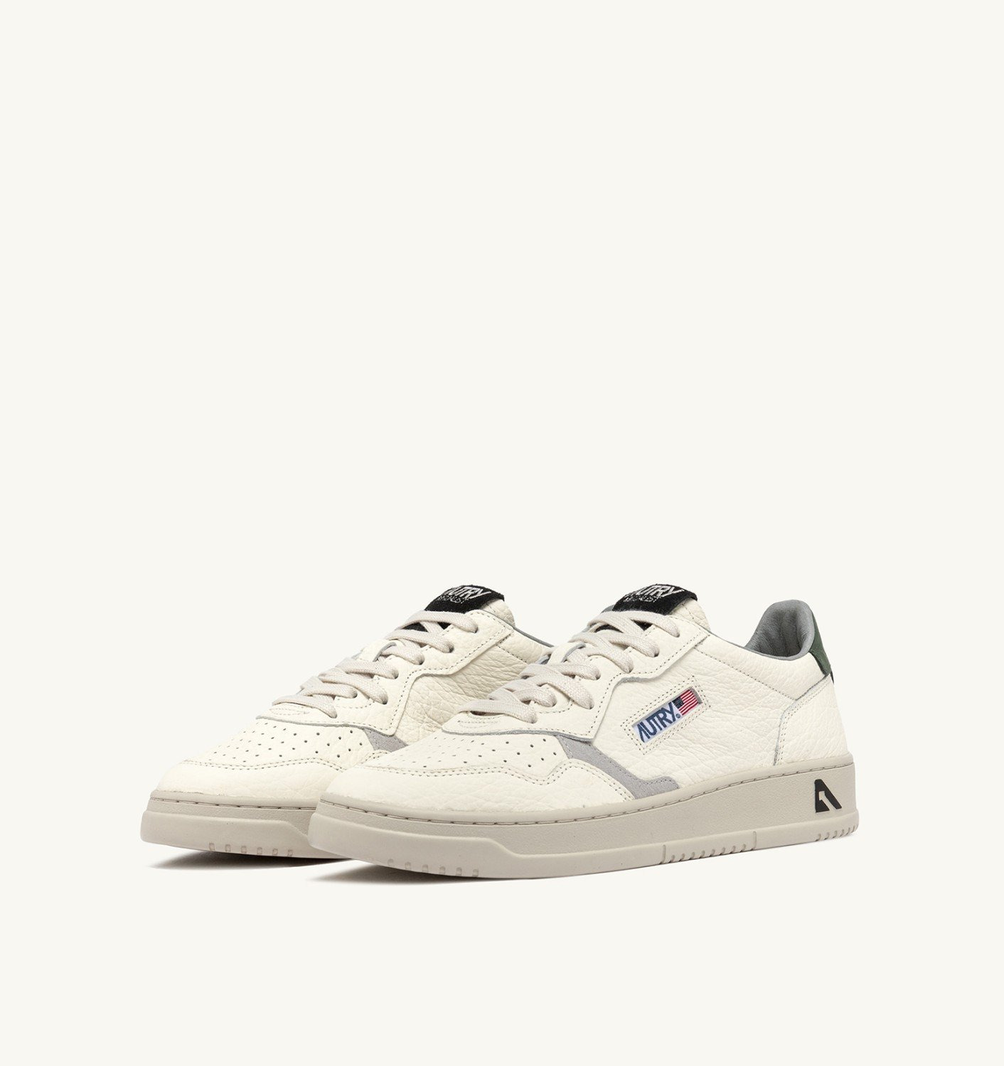 MEDALIST LOW SNEAKERS IN MOUNTAIN AND LOFT LEATHER - 3