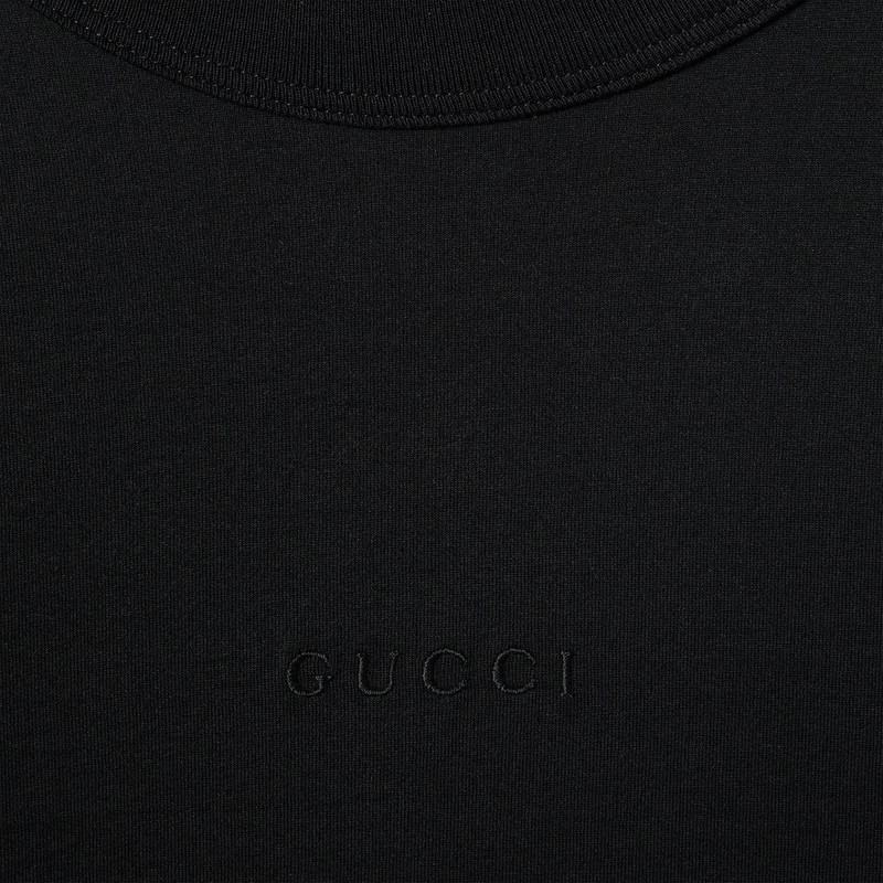 Cotton jersey T-shirt with embroidery 7