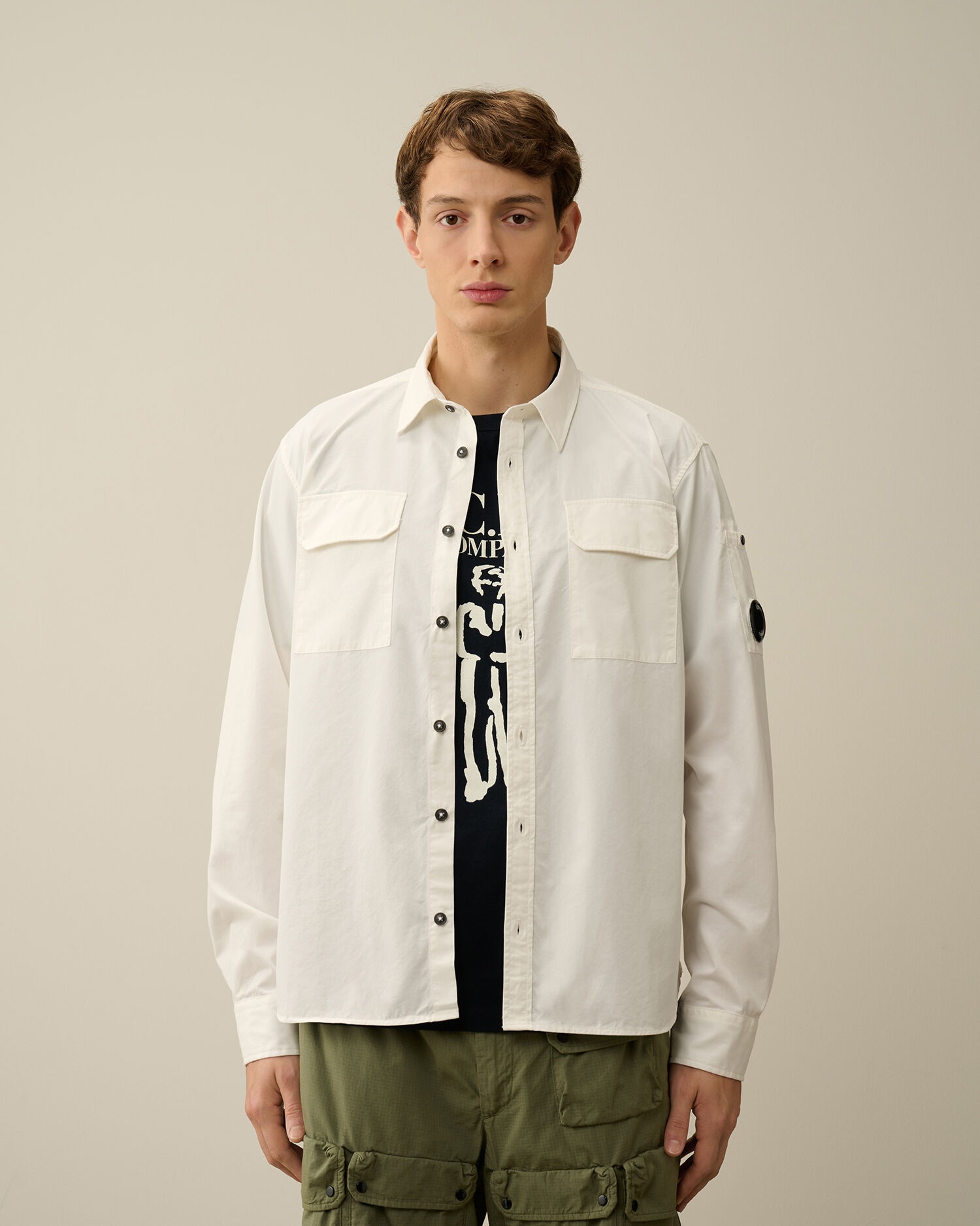 Gabardine Pockets Shirt - 2