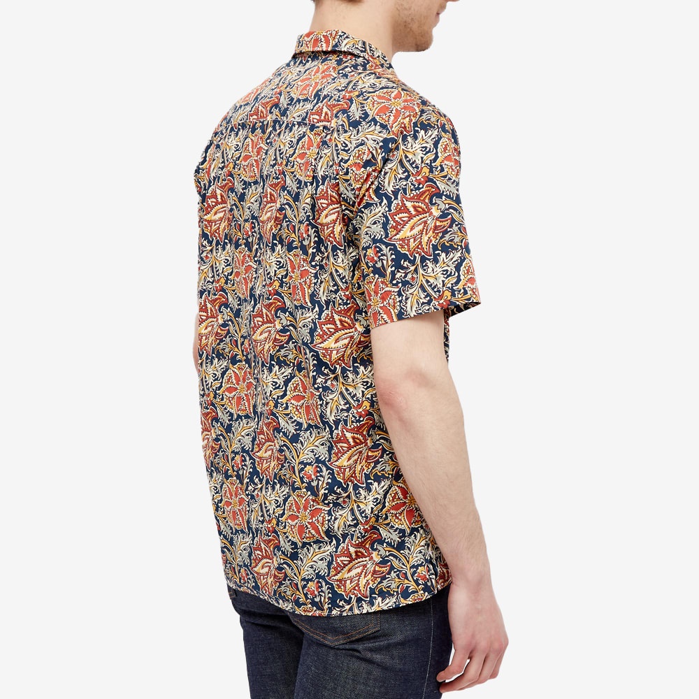 Gitman Vintage Floral Block Print Camp Collar Shirt - 5