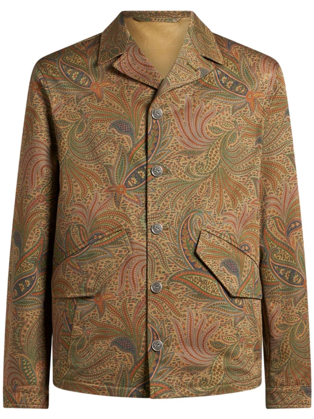 Balmacaan overshirt - 1