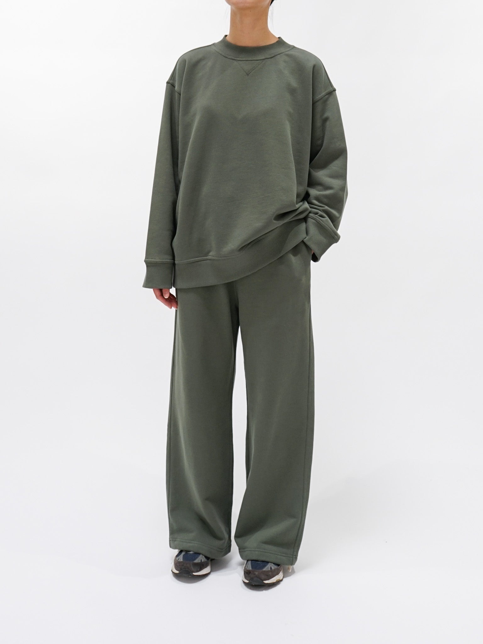 Tower Cotton Fleece Joggers - Khaki - 1