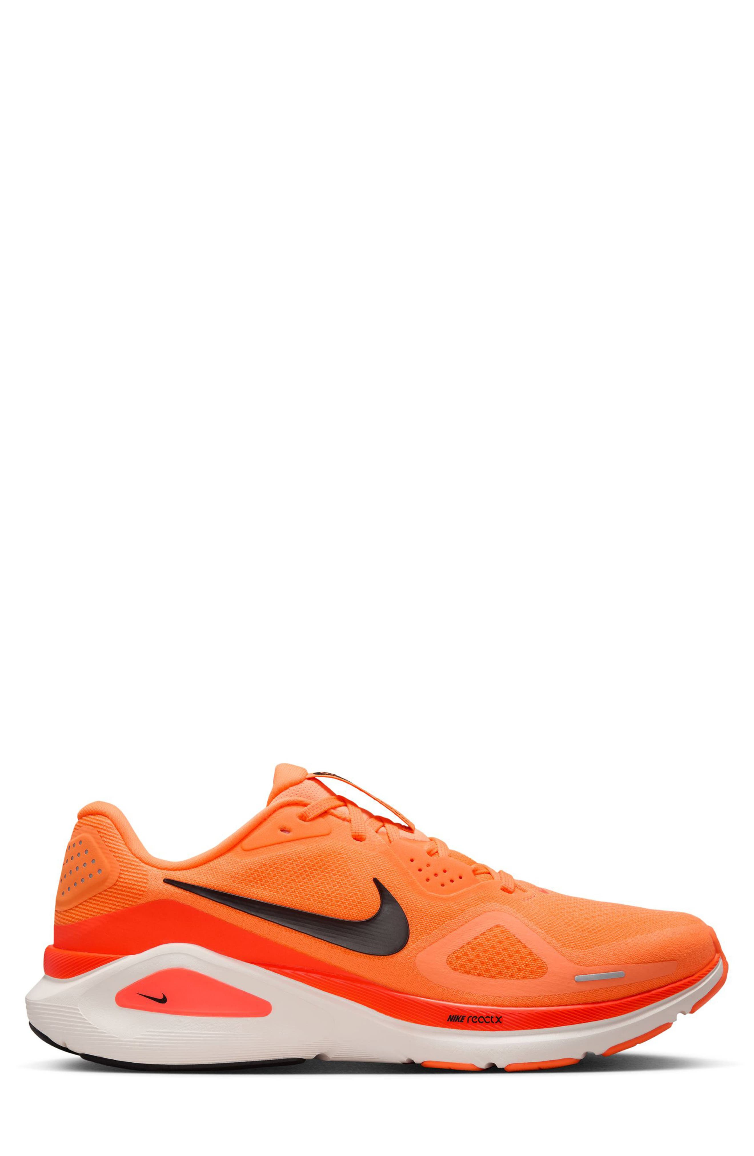 Nike Structure 26 Running Shoe in Total Orange/Black at Nordstrom - 3