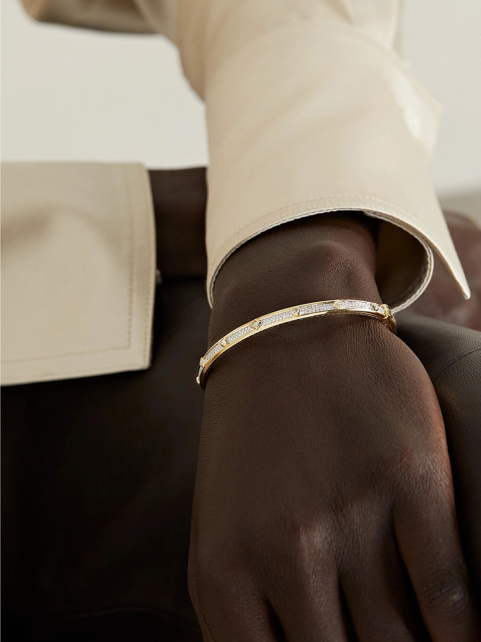 Modern Renaissance 18-karat gold and diamond bracelet Gold - 2