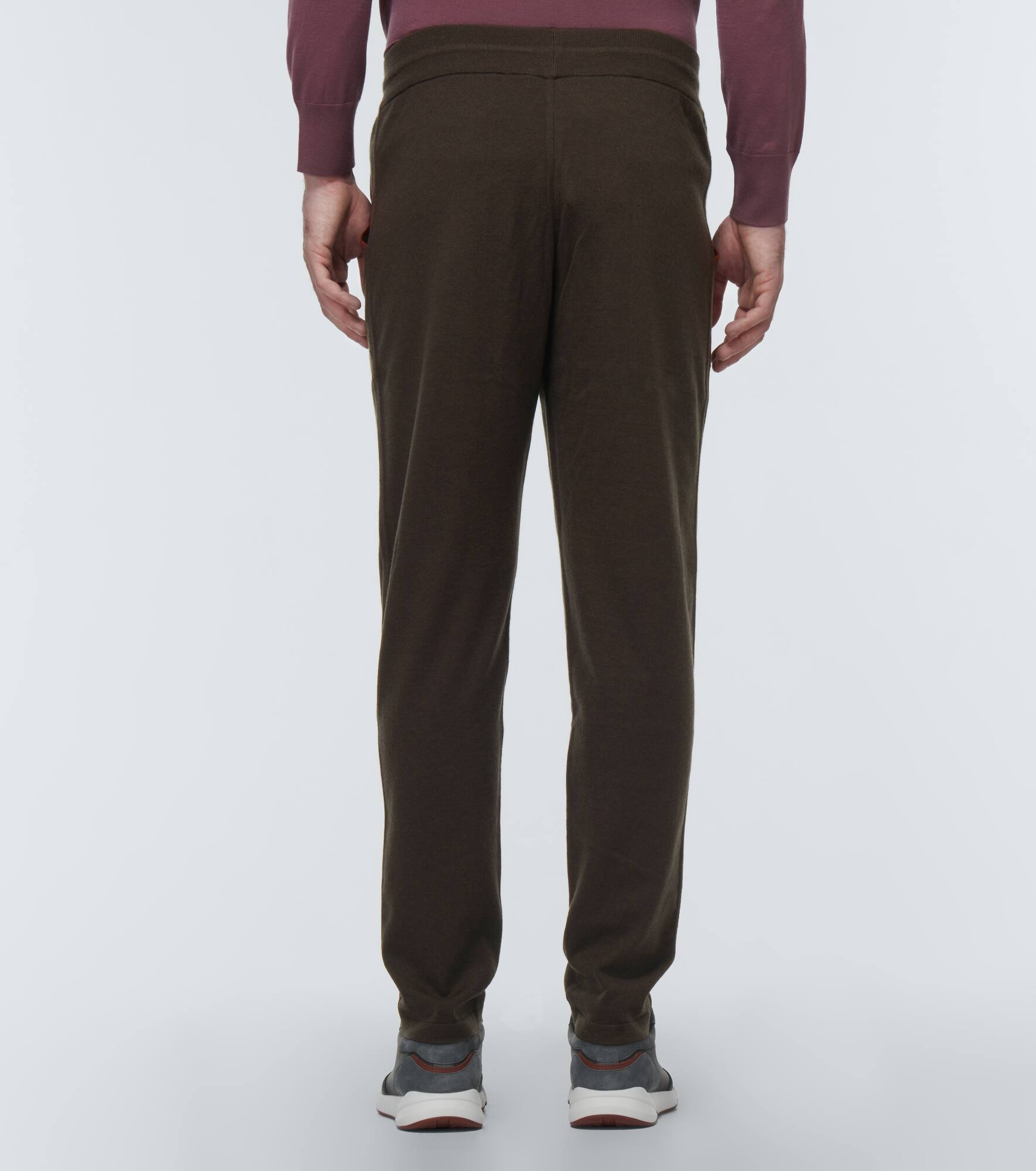 Cashmere and cotton sweatpants - 4