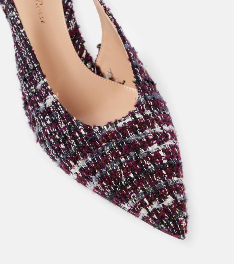 55 bouclé slingback pumps 6