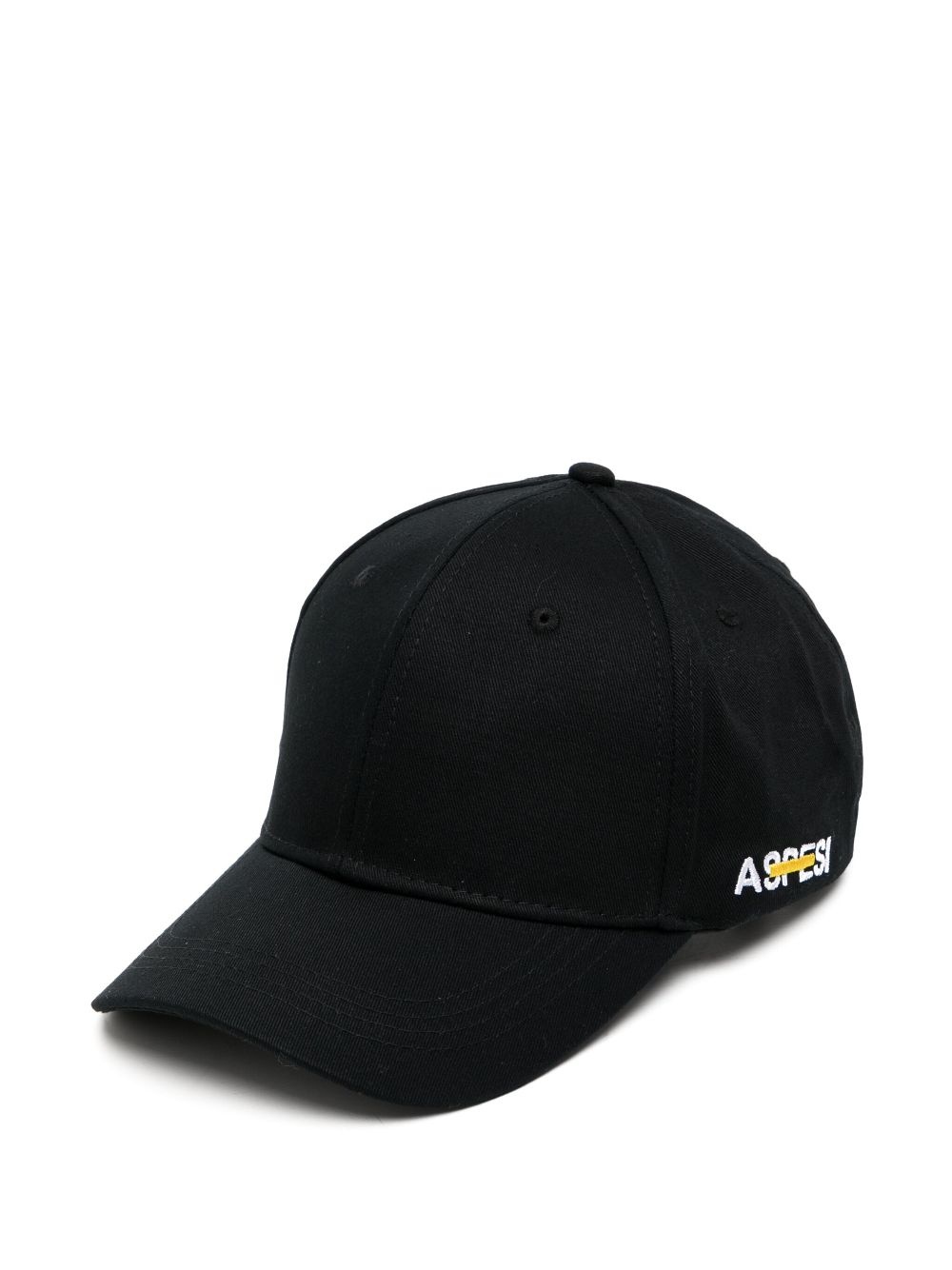 logo print cotton hat - 1