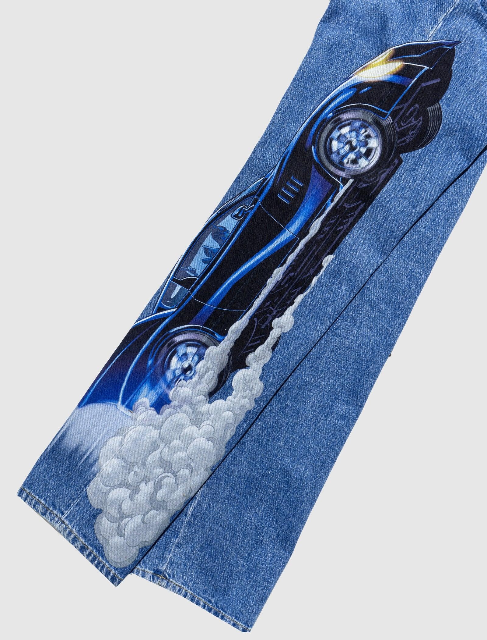 TAPERED DENIM PANTS - 2