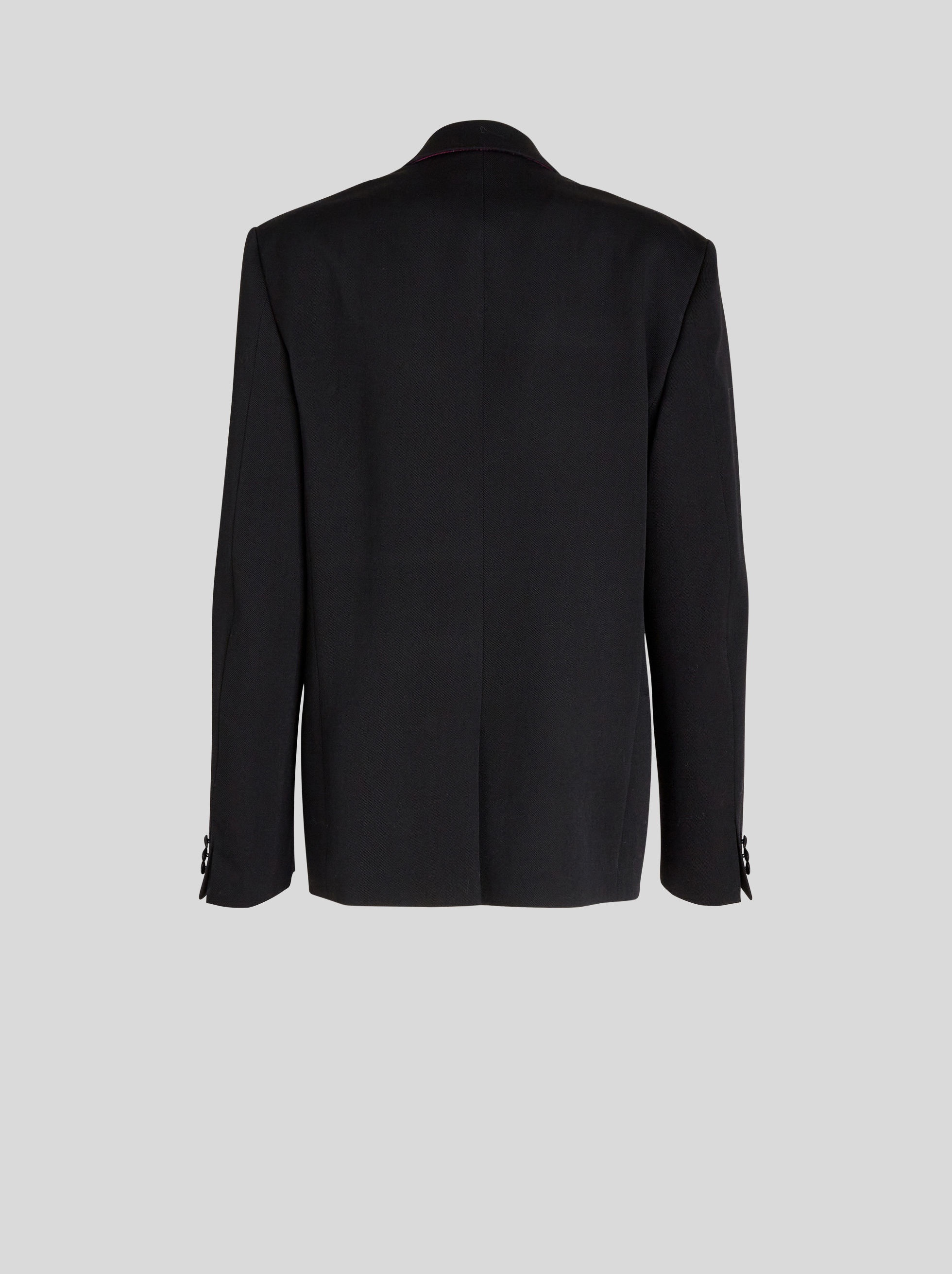 WOOL JACKET WITH PRINTED MICRO PLATES - 6