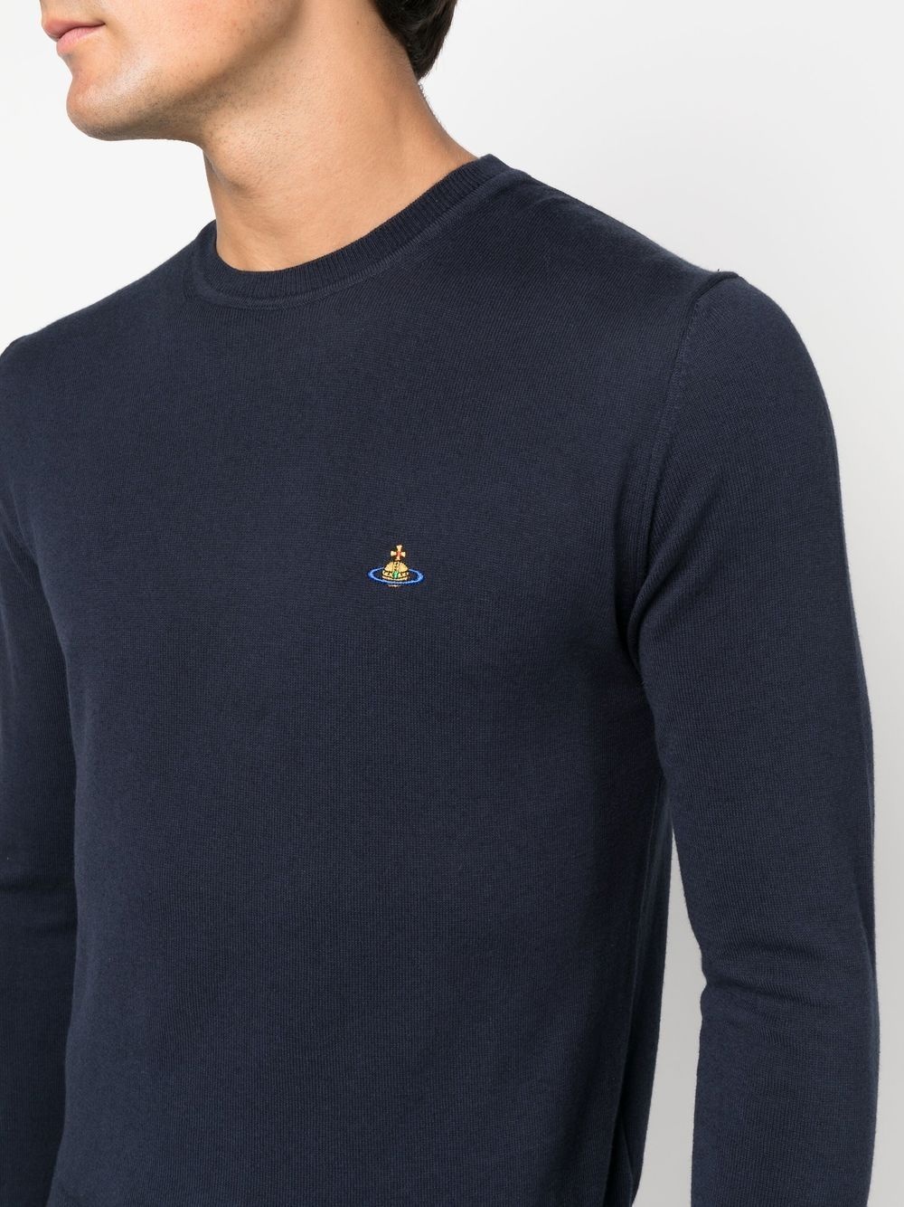 logo crew-neck jumper - 5