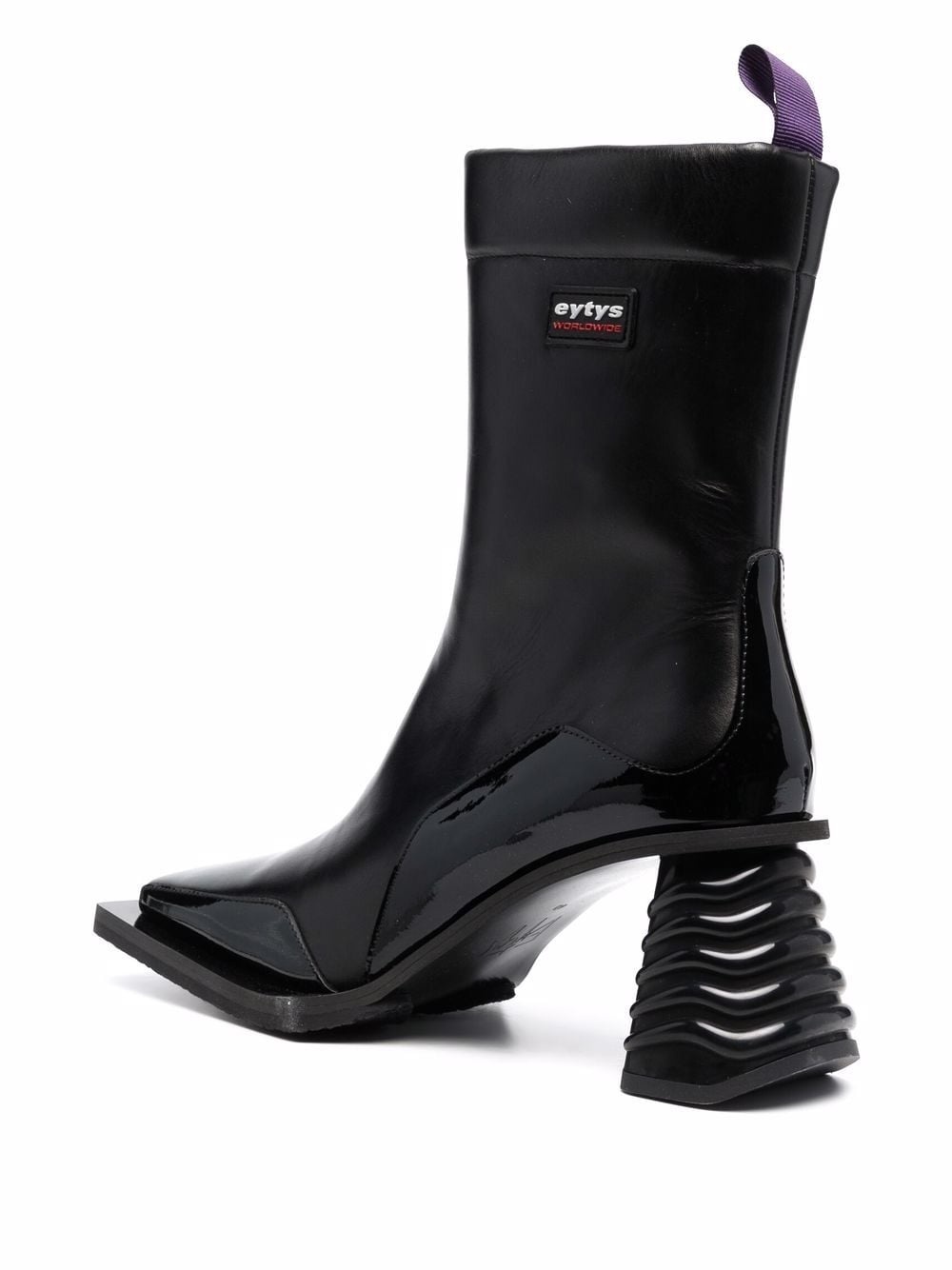 square-toe ankle boots - 3
