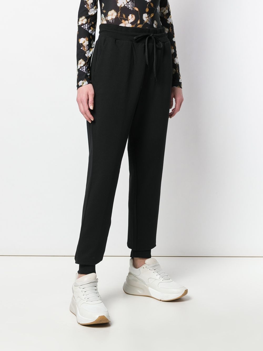 heart print sweatpants - 3