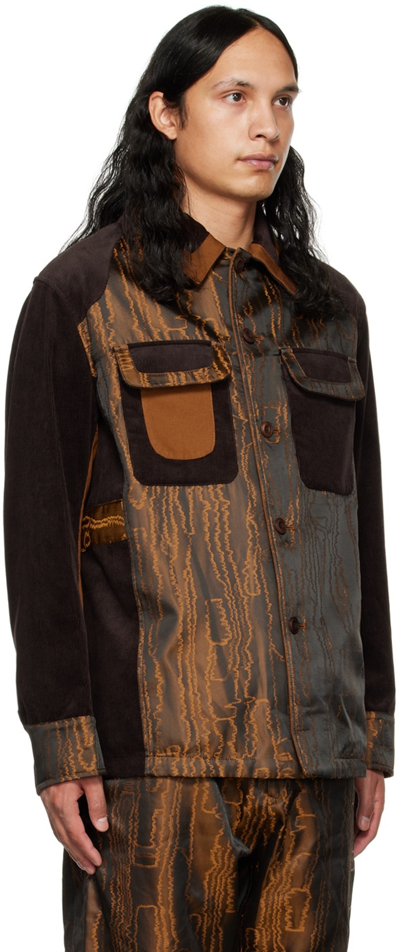 NICHOLAS DALEY Brown Sly Jacket outlook