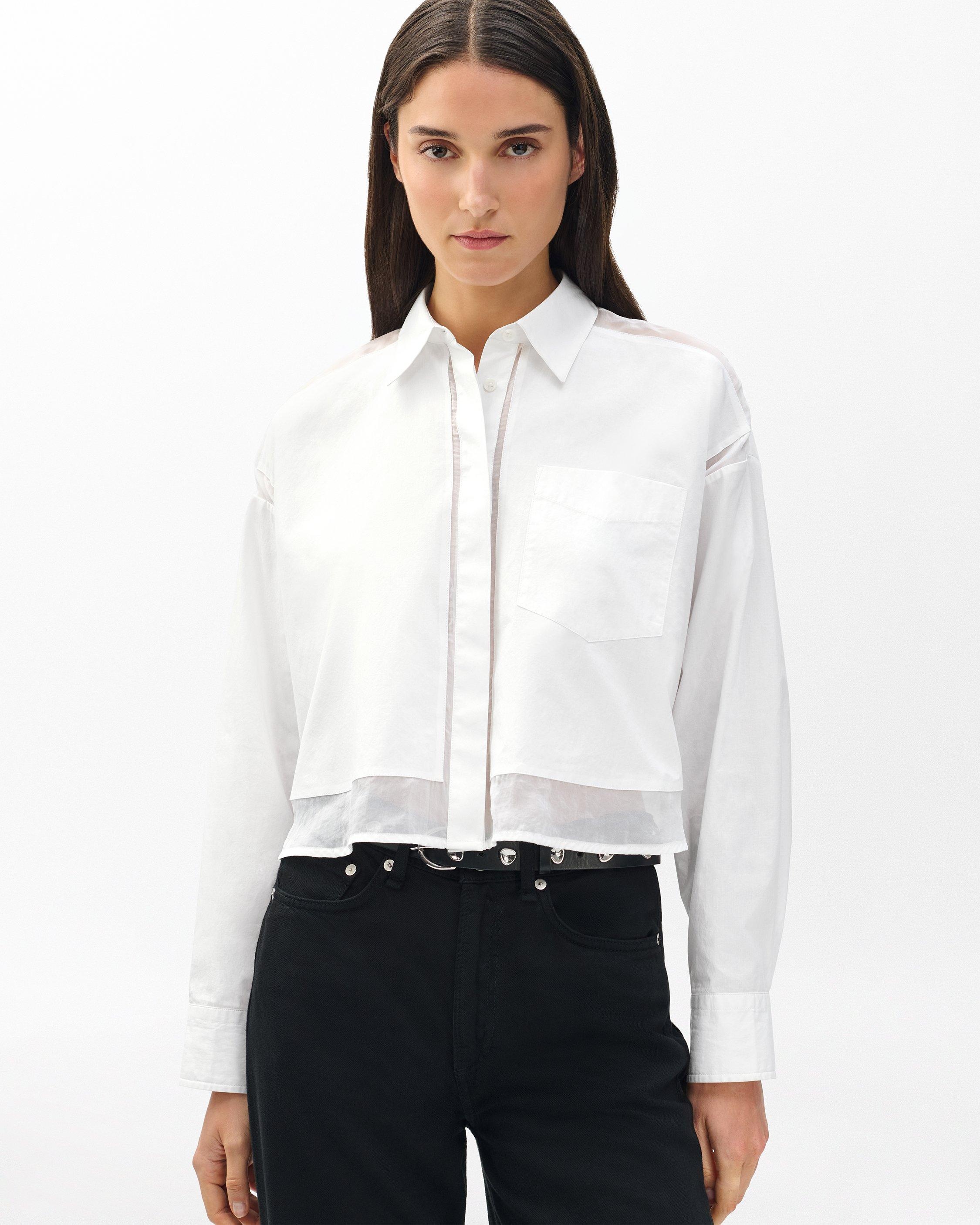 Beatrice Poplin-Organza Shirt - 2