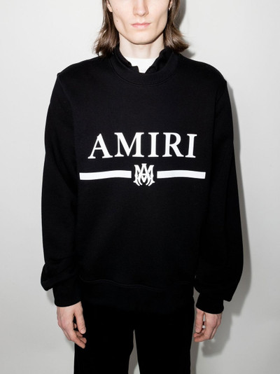 AMIRI logo-print cotton sweatshirt outlook