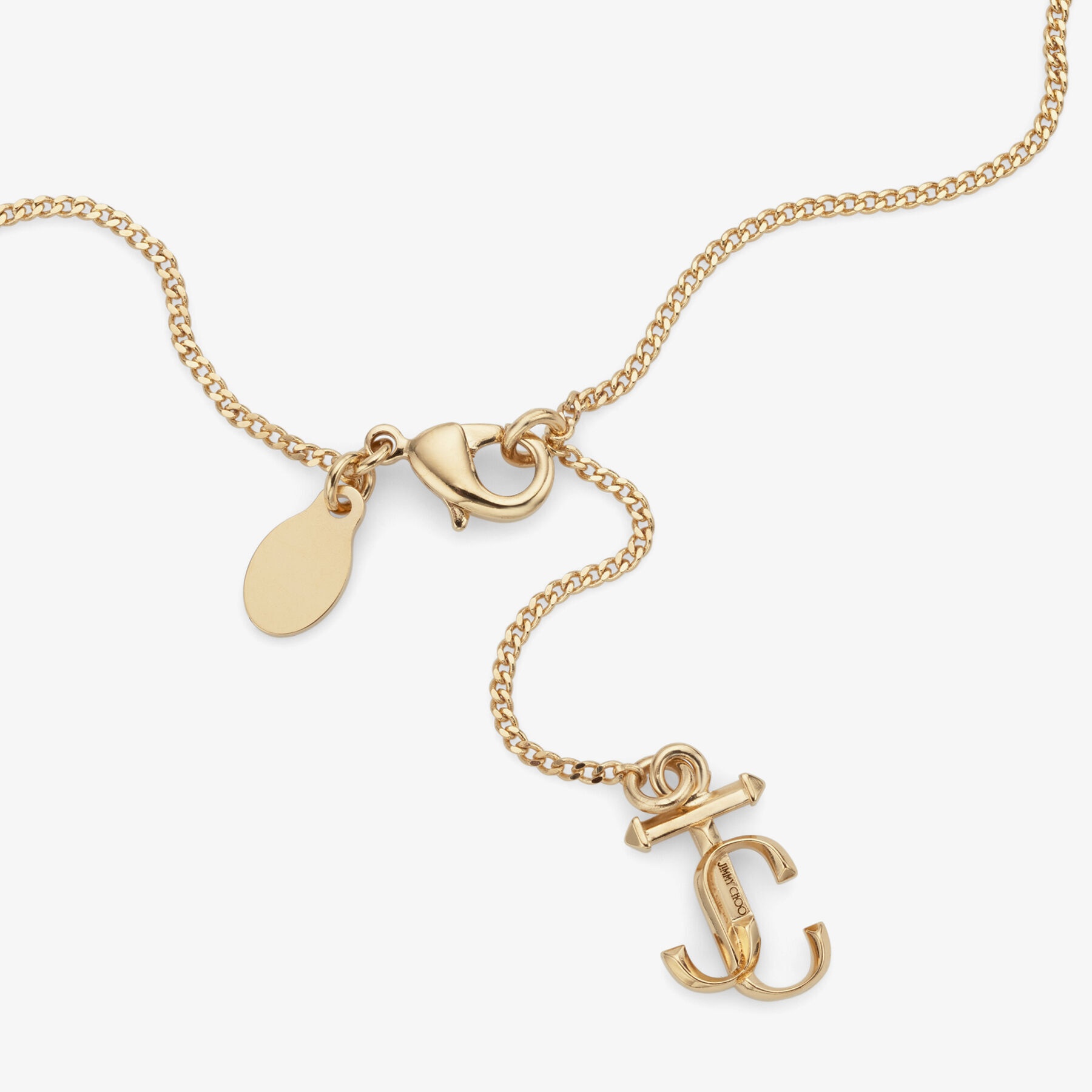 Charm Necklace
Gold-Finish Metal Necklace with Swarovski Crystal Star, Pearl and JC Monogram - 5