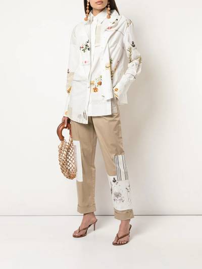 Monse Botanical Journal deconstructed layered shirt outlook