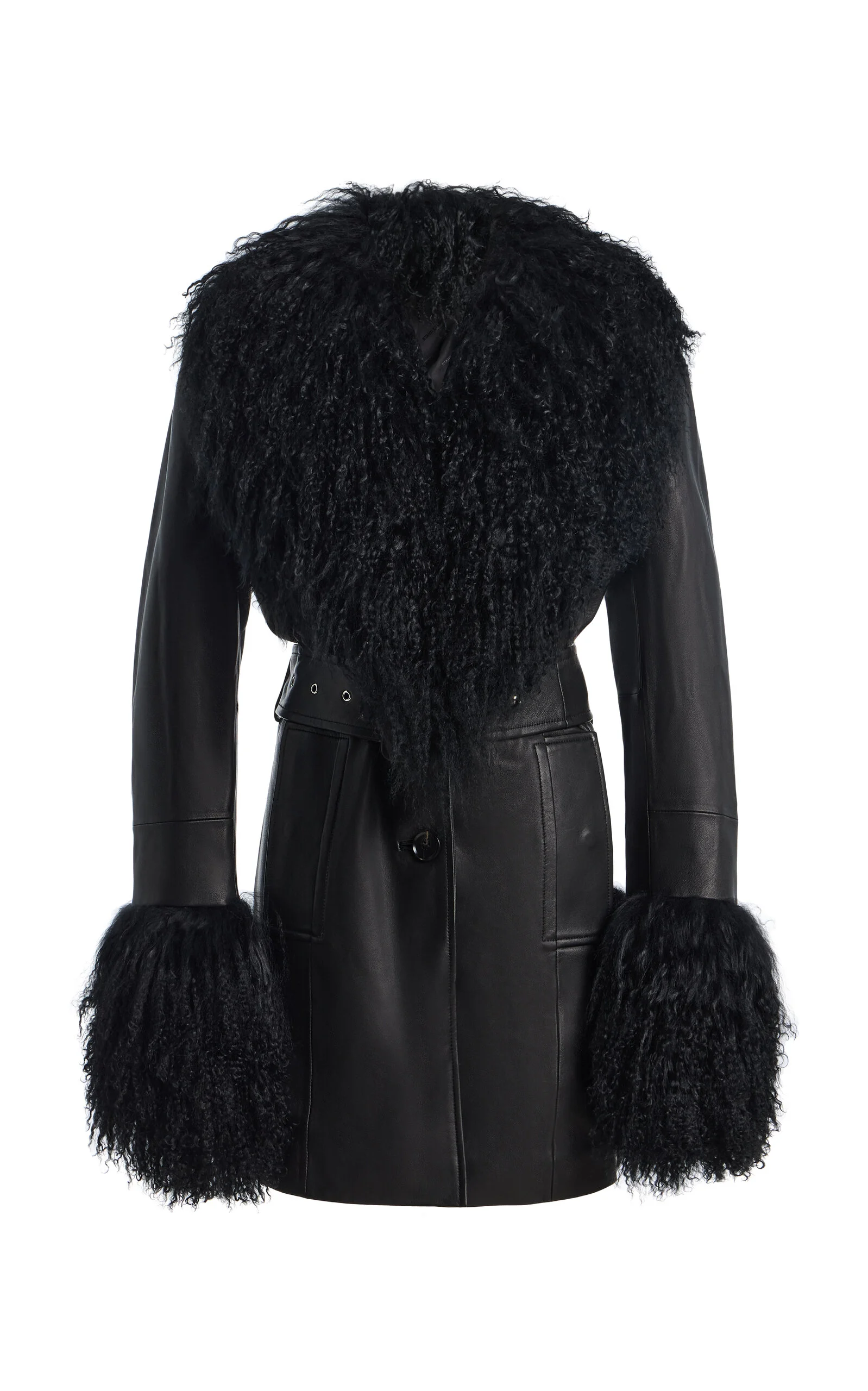 Mimmi Belted Leather Jacket - 1