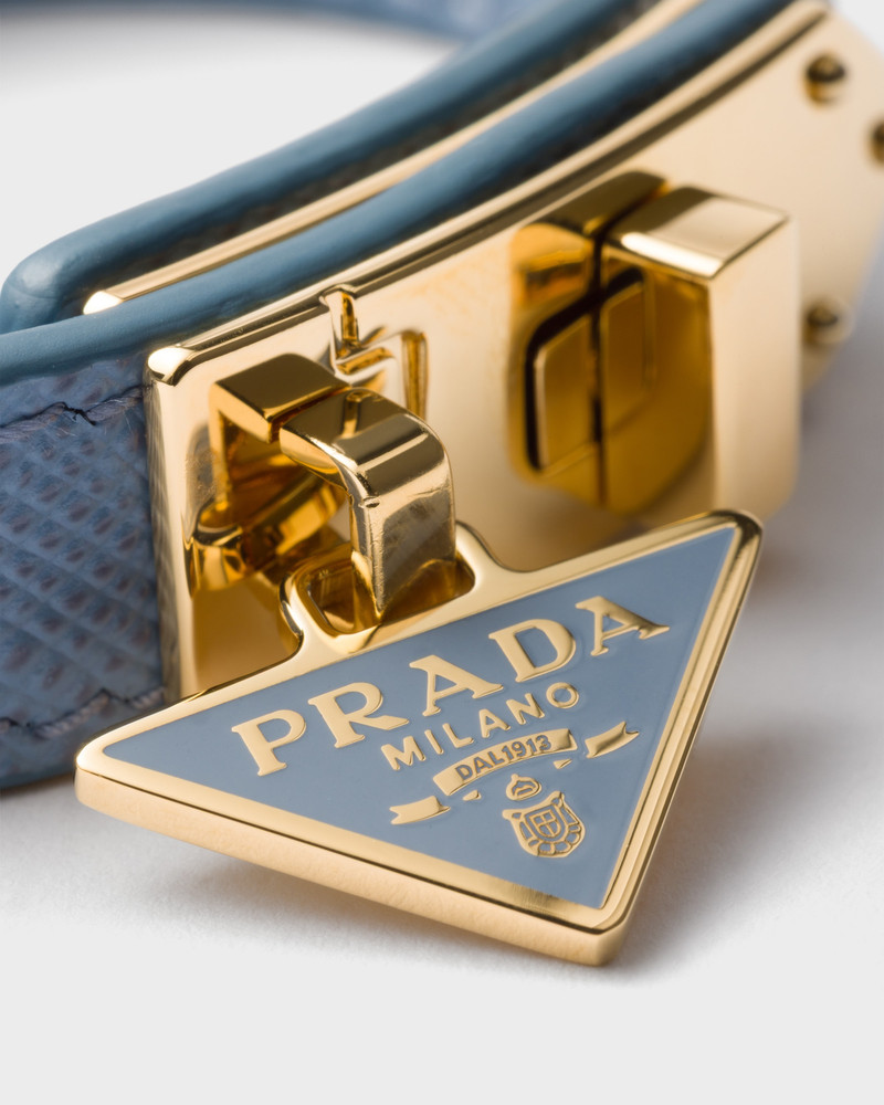 Prada Saffiano leather bracelet outlook