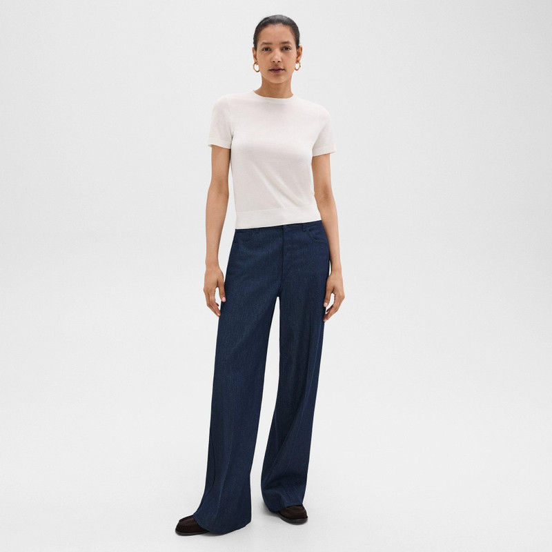 Straight-Leg 5-Pocket Pant in Denim 3
