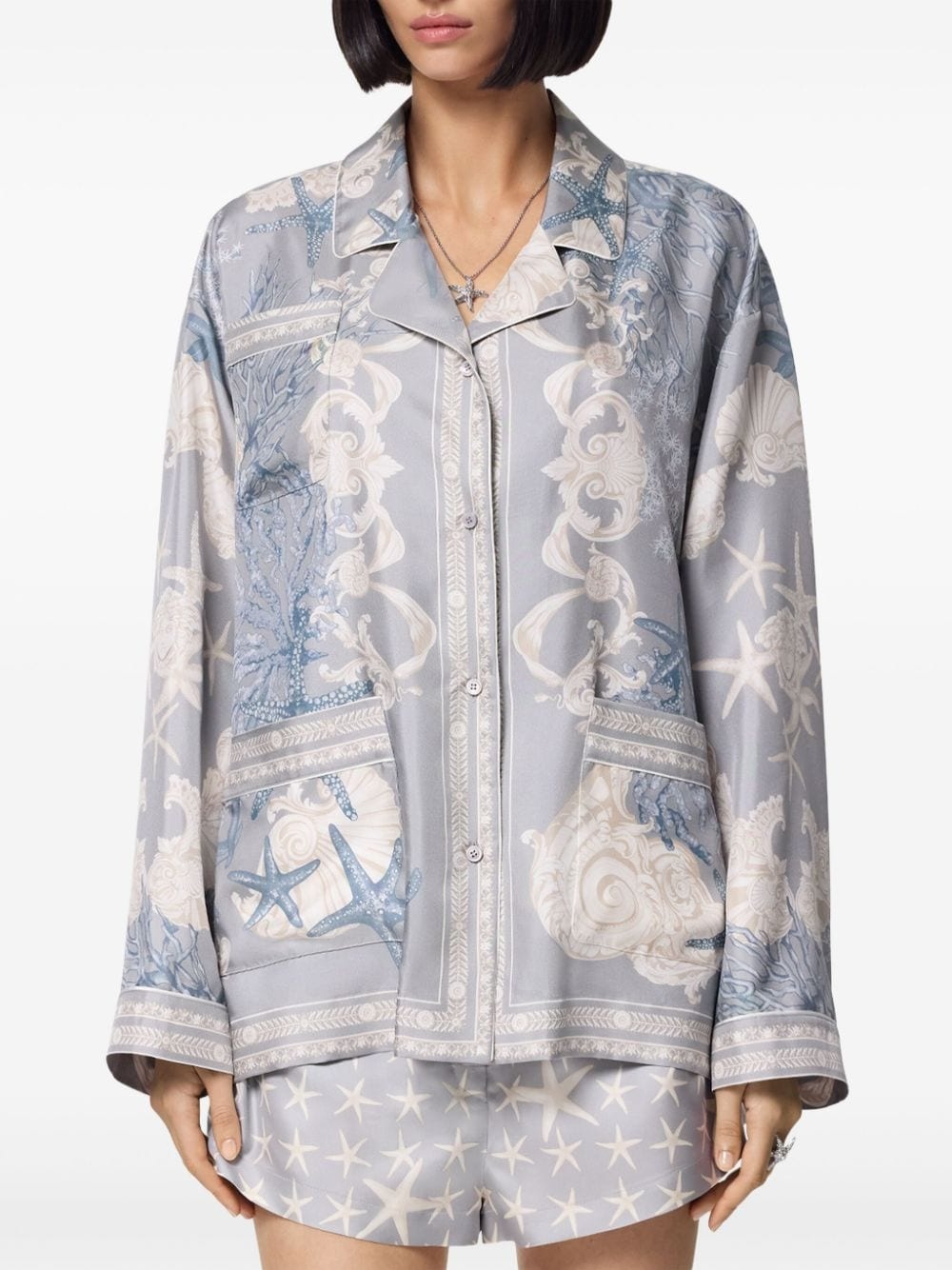 Barocco Sea silk shirt - 3