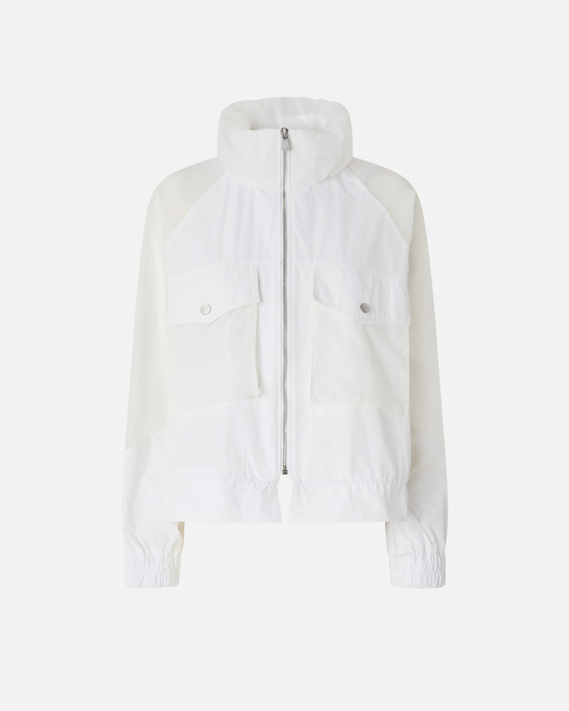 TECHNICAL JACKET WITH SHEER INSERTS 1